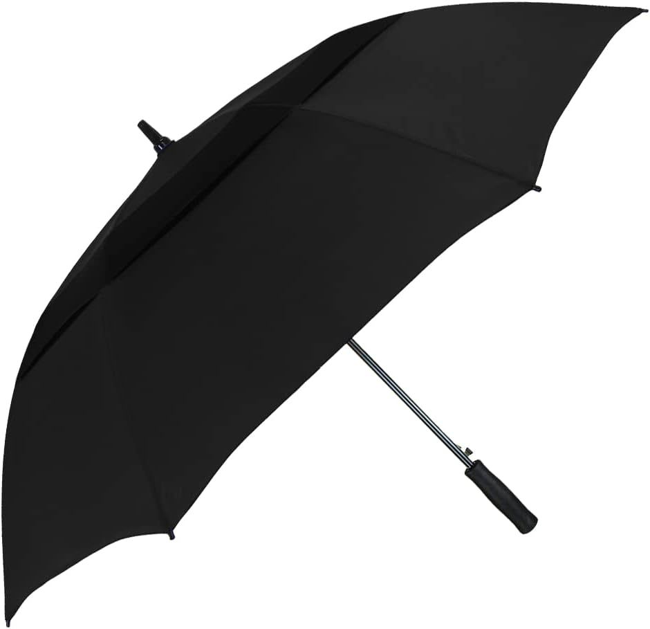 STROMBERGBRAND UMBRELLAS the Vented Club Canopy Golf Umbrella, Hunter Green/White, Modern