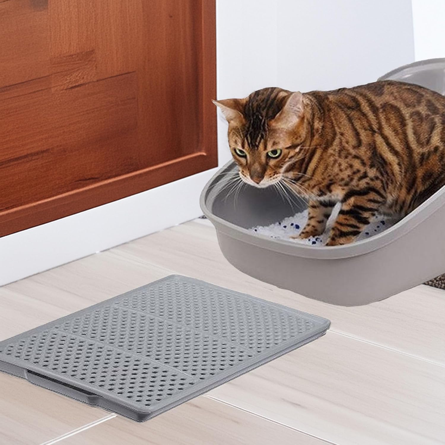 Well Home Cat Litter, 46 X 36 X 3 Cm image number 3