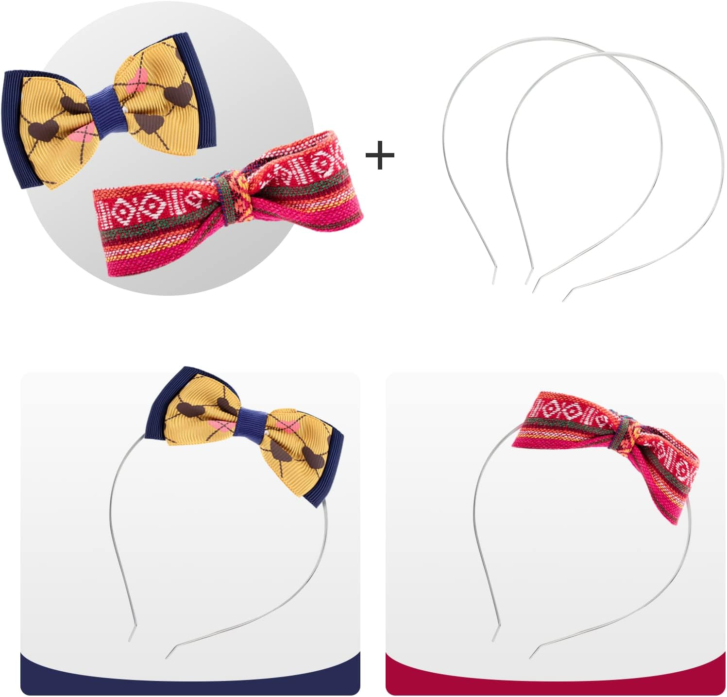 30 Pack Bulk 3 MM Silver Plain Blank Hard Skinny Thin Metal Headbands Base Wire Hair Bands Clasps Tiara Headband DIY Crafting Hair Accessories for Women (30 Pack of Silver Thin Metal Headbands) image number 3