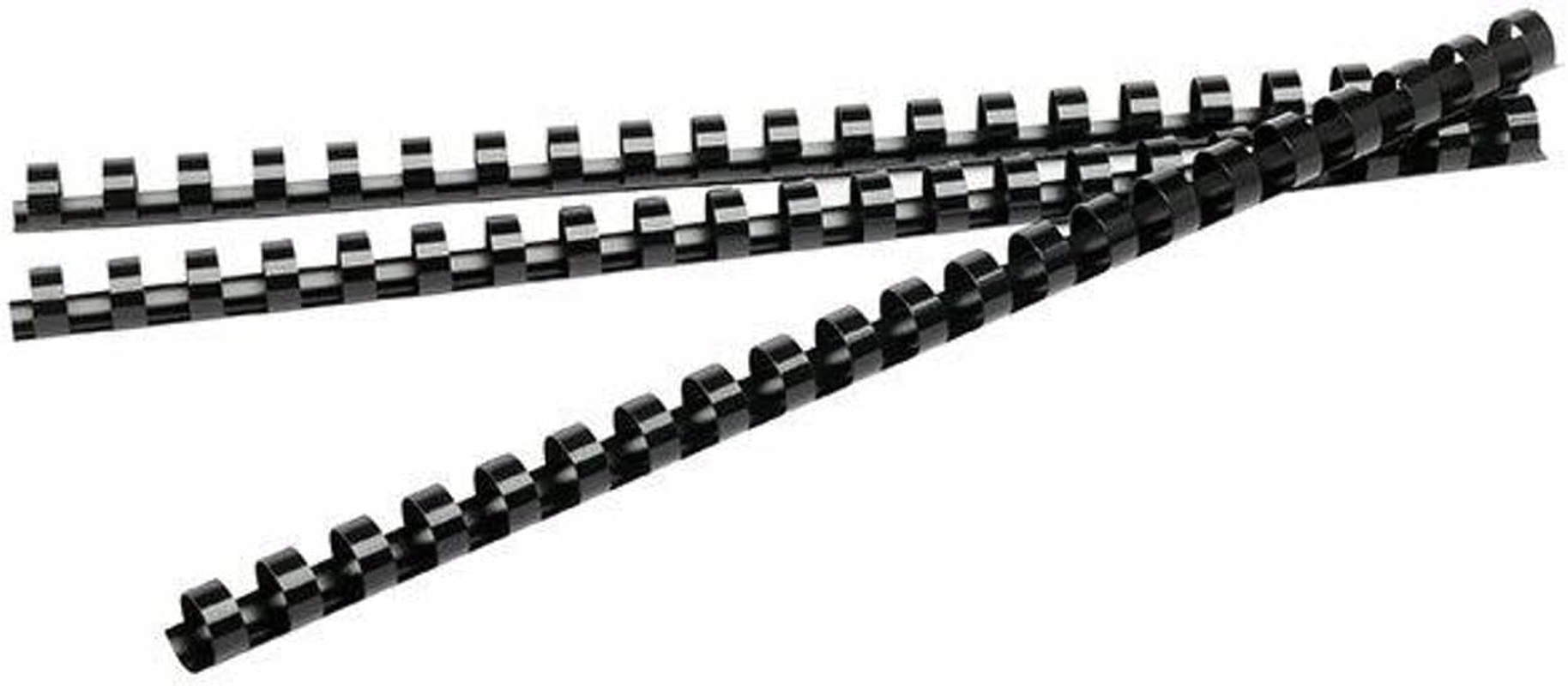 Rexel Binding Combs 50-Pack, 25 Mm, Black