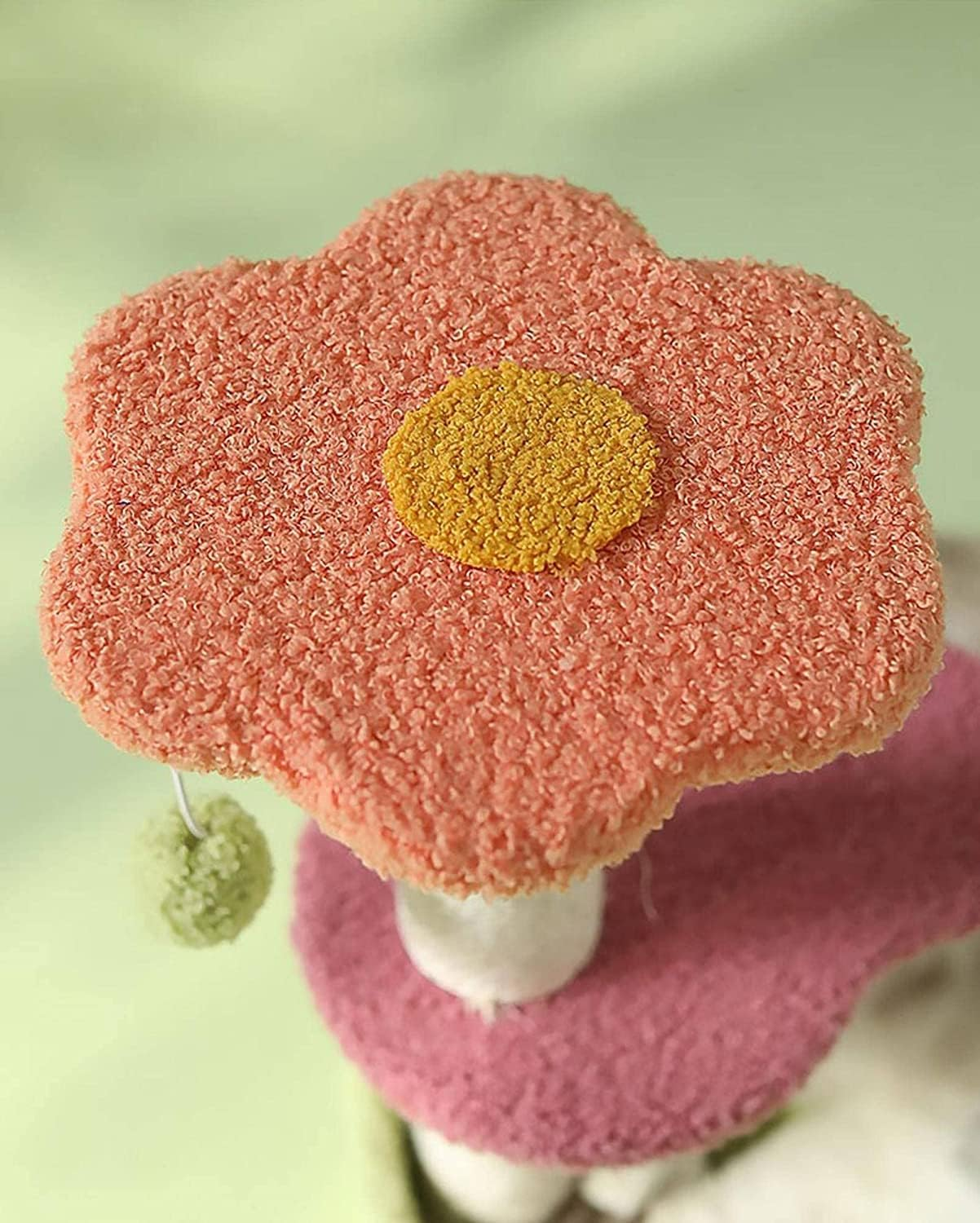 Flower Cat Climbing Frame Cat Climbing Frame Sisal Rope Scratching Post Cat Furniture Cat House for Cat Climbing Cute Cat Tree image number 2