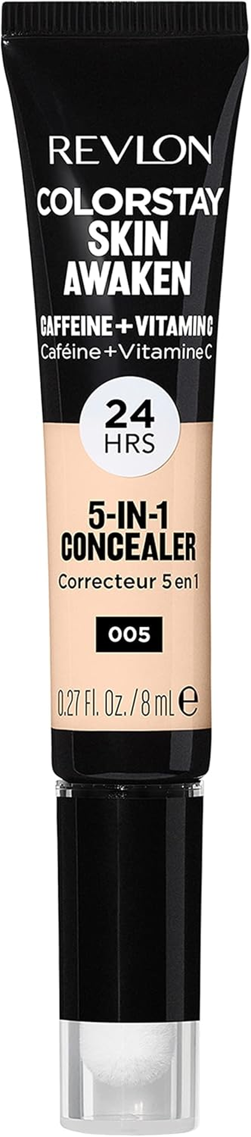 Revlon Colorstay Skin Awaken 5-In-1 Concealer 24HR Wear (30G) Fragrance & Paraben Free, Universal Brightener Unisex