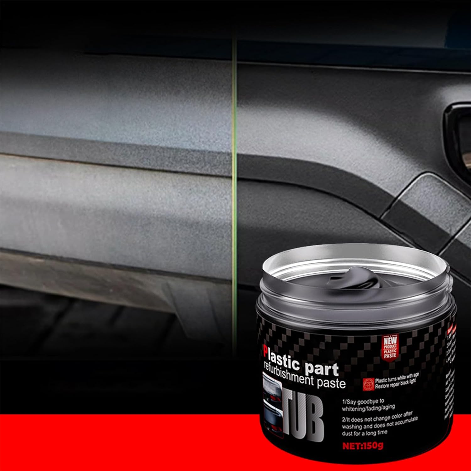 Car Leather Repair Cream, Automotive Leather Seat Polish Cream, Gentle Car Restoring Conditioner for Car Interior Vehicles Truck RV Sedan image number 2