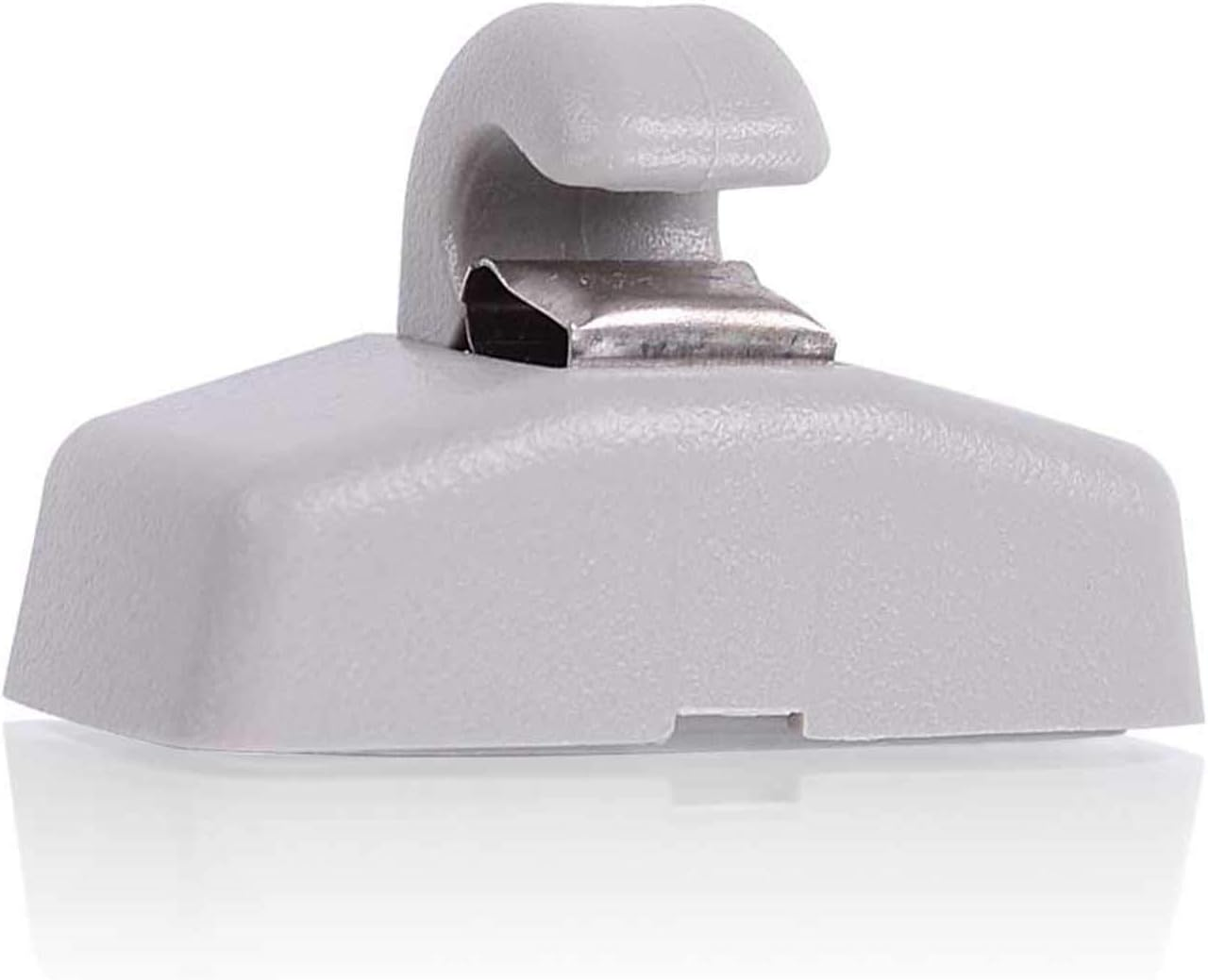 Runmade Gray Sun Visor Hook Clip Bracket Hanger Compatible with VW Golf GTI Jetta Mk4 Passat B5 B6 Touran Polo Seat