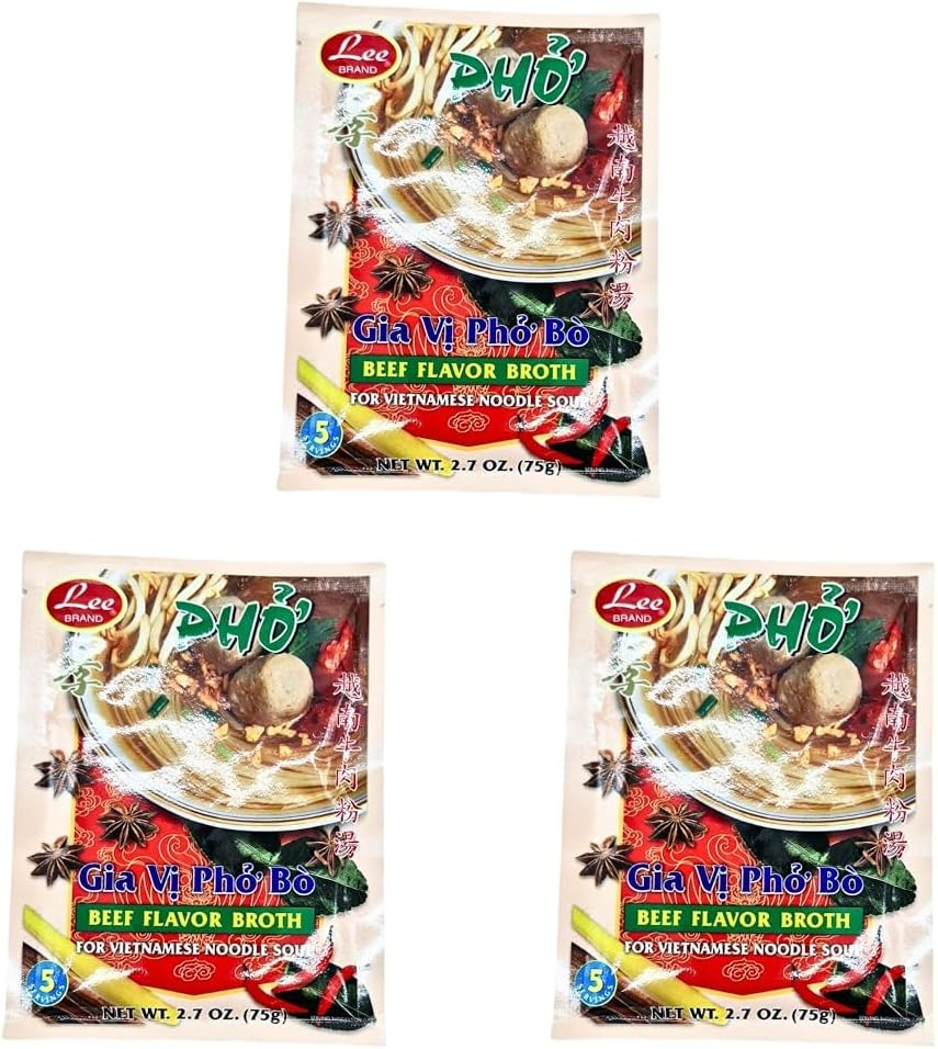 Lee Brand Beef Flavor Broth Pho 75G image number 2