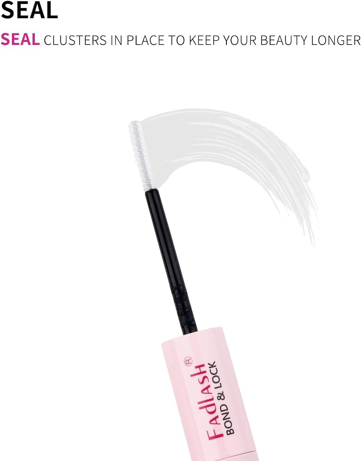 FADLASH Lash Bond and Seal Cluster Lashes Glue DIY Lash Extension Kit Lash Clusters Glue Individual Lashes Strong Hold 48-72 Hours Latex Free DIY Eyelash Extension Kit Suitable for Sensitive Eyes image number 5