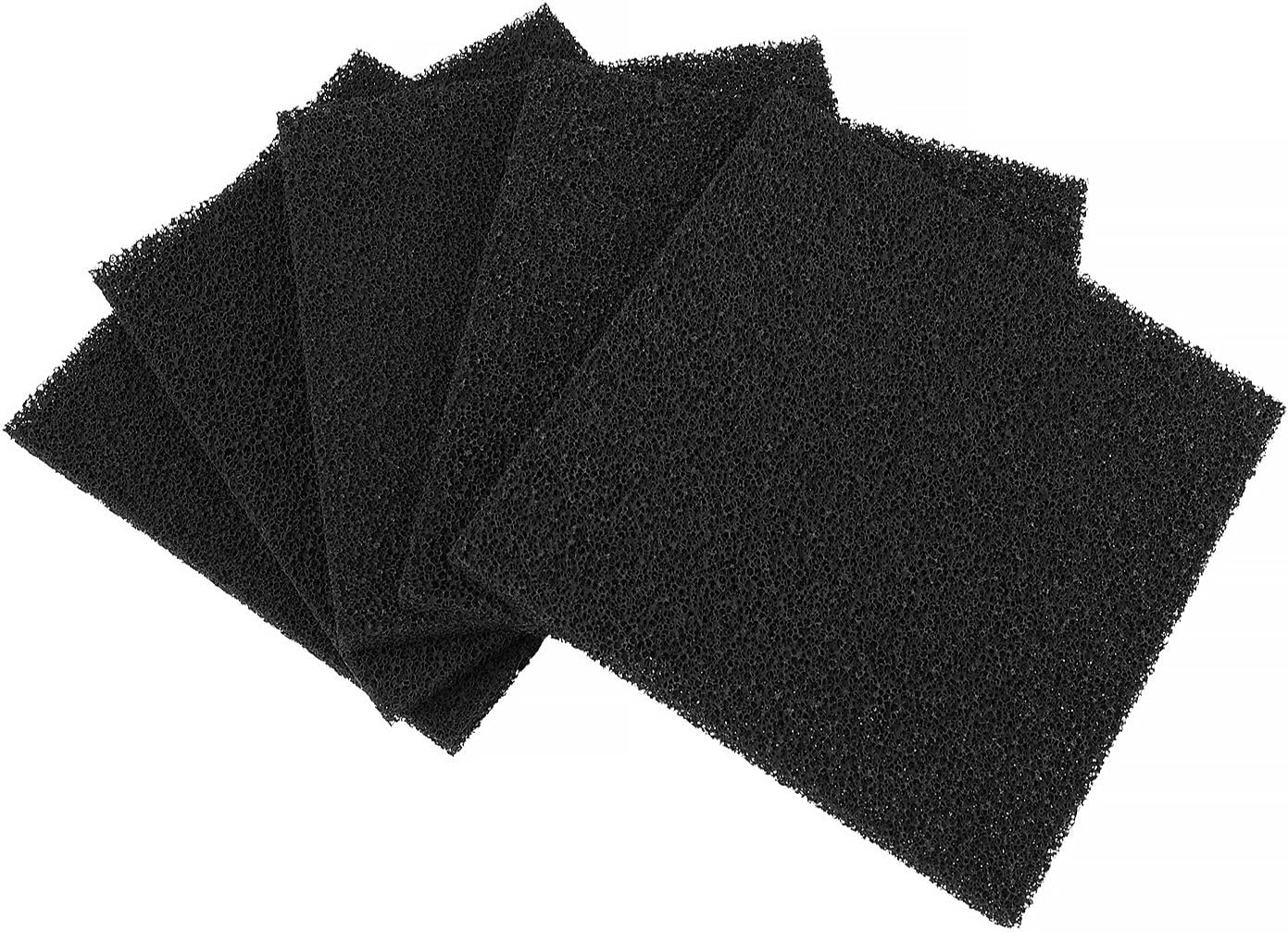 Flexzion Activated Carbon Solder Fume Extractor Filters, Fan Smoke Absorber Filter Replacements Square (5 Pack), Compatible for Flexzion 493, Valtcan 493 496 FA-400 Series Models image number 1