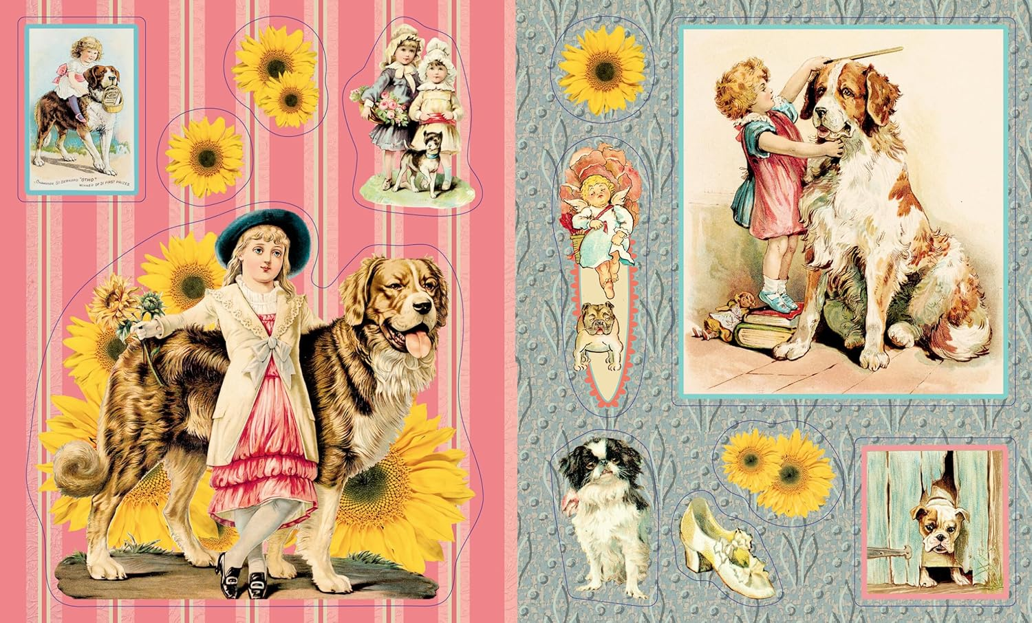Cynthia Hart'S Victoriana Dogs: the Sticker Book: 340 Captivating Stickers image number 3
