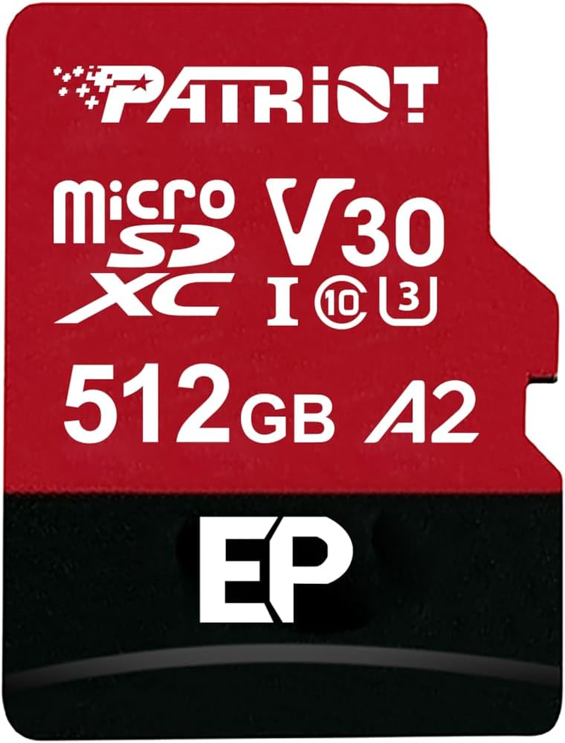 Patriot EP Series 256GB Micro SDXC V30 A2 UHS-I U3 4K UHD Memory Card - PEF256GEP32MCX image number 2