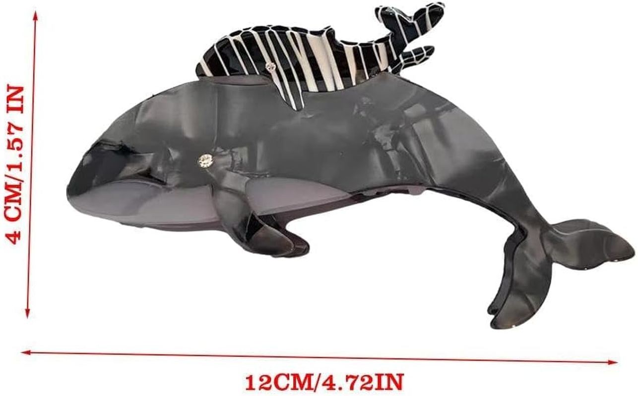 Blue Shark Whale Shark Hair Clip Animal Shape Jaw Clips Hair Styling Accessories Hair Clips Hair Accessories image number 1