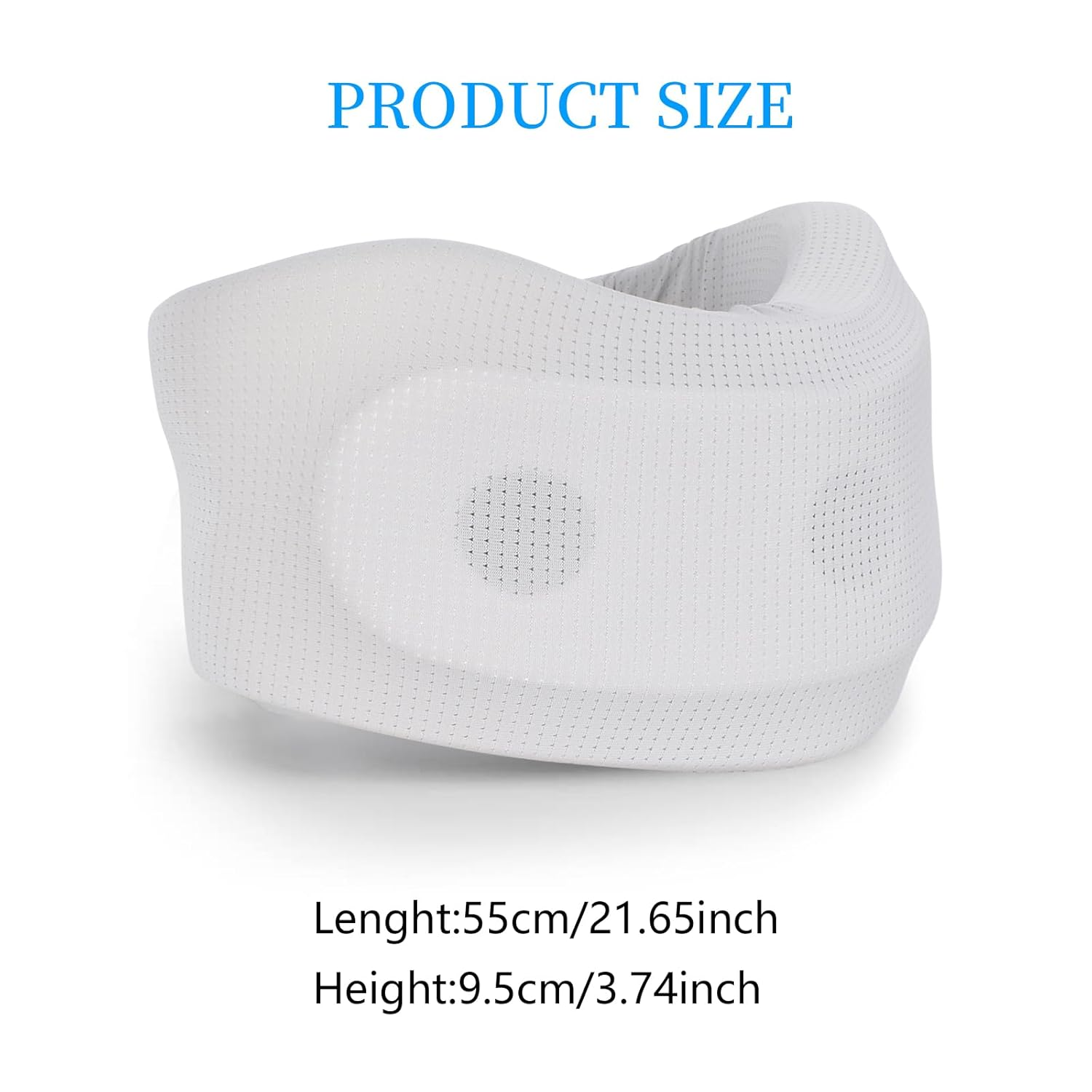 Neck Brace Cervical Collar, Neck Support Brace for Sleeping, Soft Foam Wraps Keep Vertebrae Stable and Aligned for Relief of Cervical Spine Pressure for Women & Men（Grey） image number 1