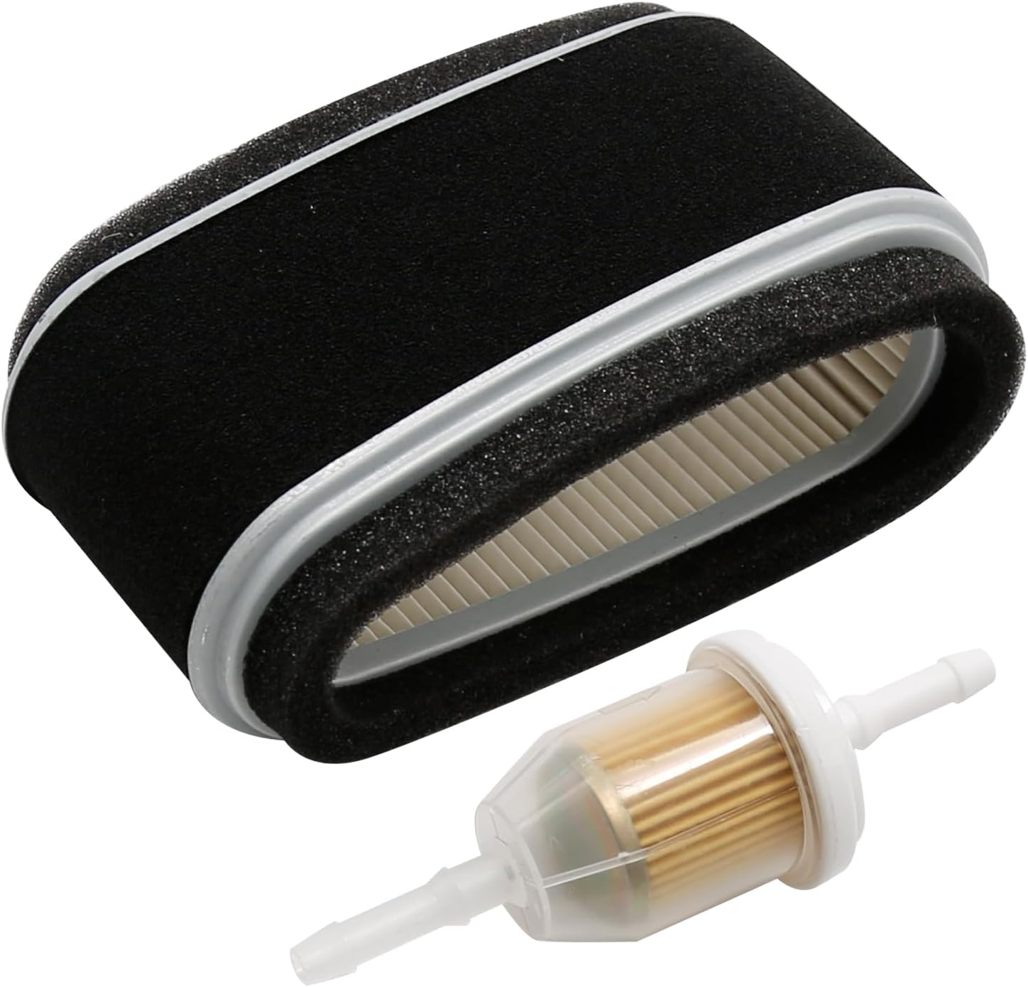 Air Filter Pre Filter Fuel Filter Kit Replacement for Kawasaki FC400V FC401V FC420V 14 HP 4 Cycle Engine Replace 11013-2109 11013-2110 11013-2141 image number 4