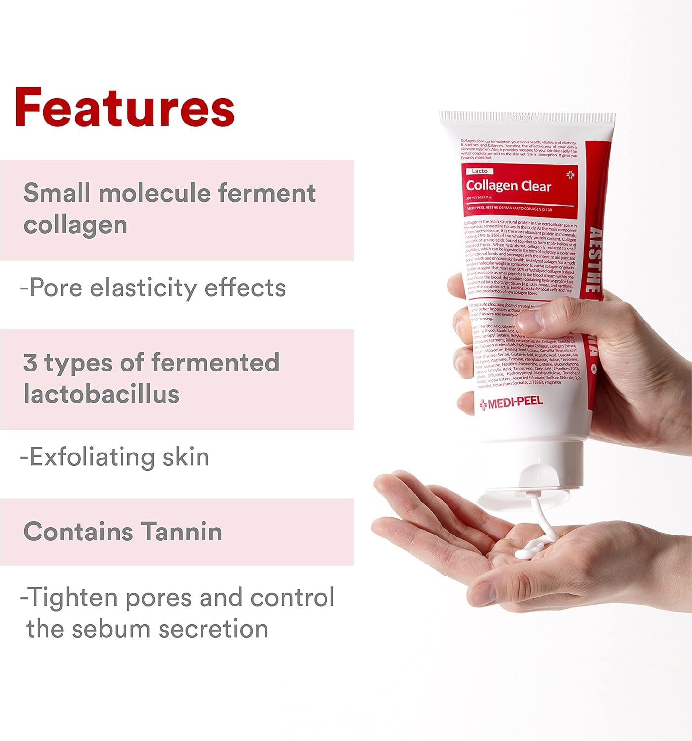 Red Lacto Collagen Clear 300Ml image number 5