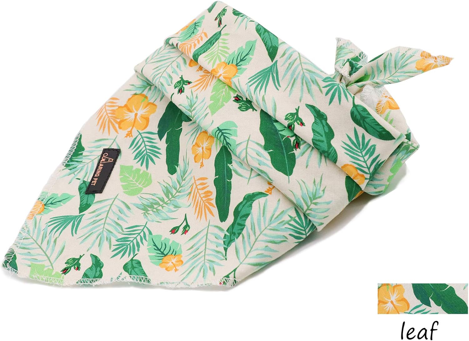 ARING PET Dog Bandanas, Pattern Priting Cotton Dog Triangle Kerchief, Bibs Scrafts for Small Medium Large Dogs Cats Pets image number 2