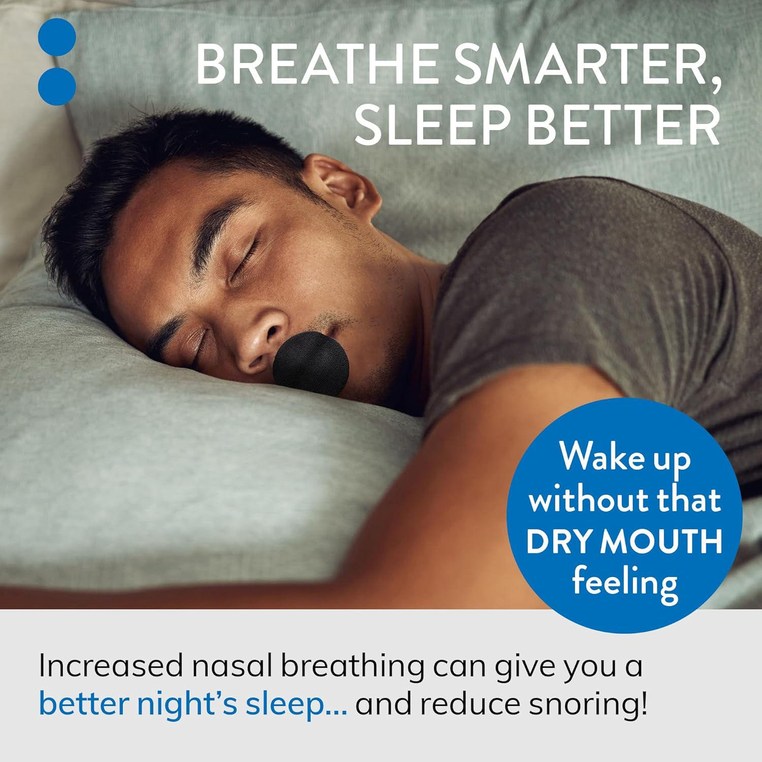 MUTE Mouth Tape for Sleeping - Sleep Tape to Reduce Snoring - Mouth Tape for Nasal Breathing and Better Sleep - Pack of 30