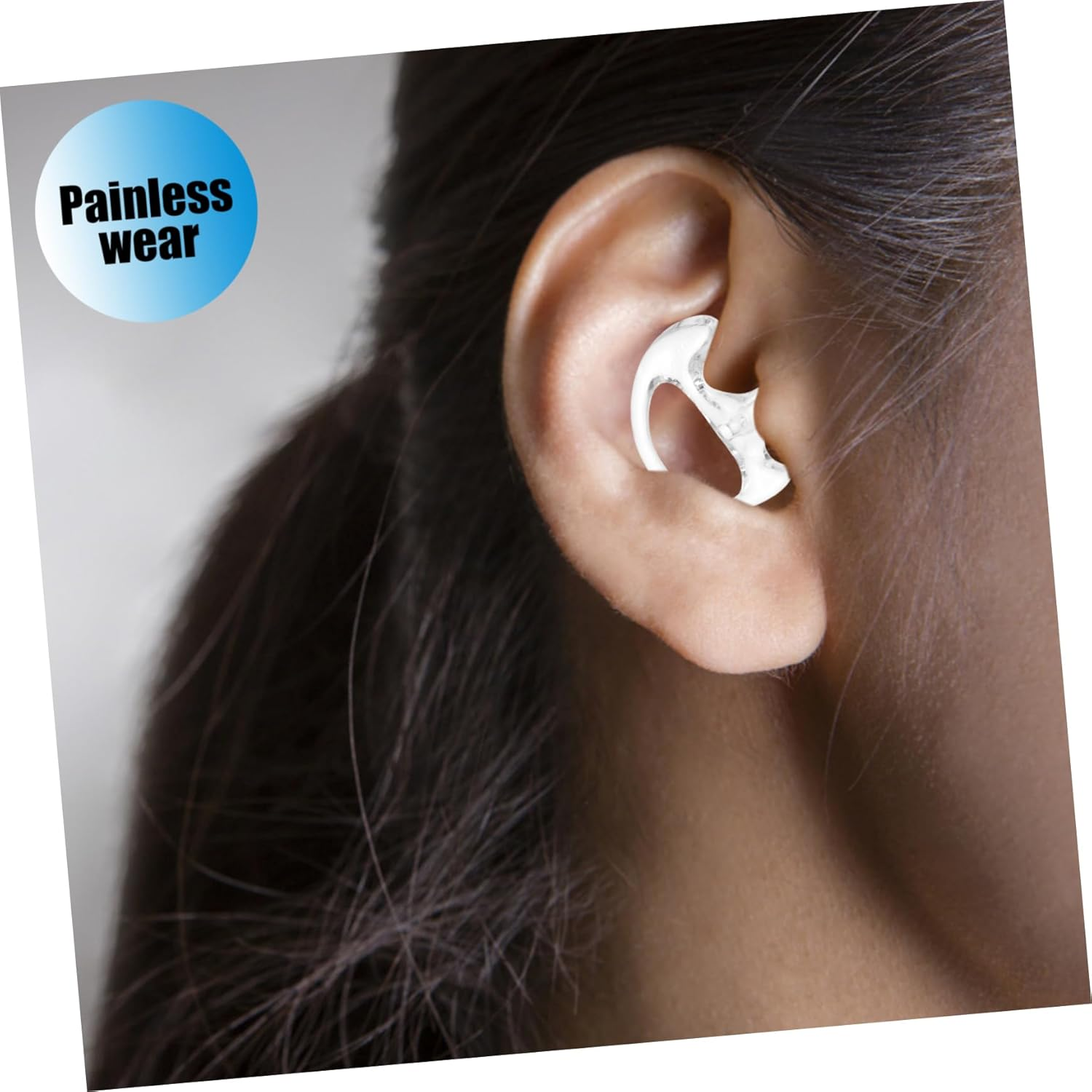 HOMSFOU 5 Pairs Accessories Replacement Replaceable Ear Mold Reusable Earpiece Insert Silicone Earpiece Ear Inserts Small Ear Supply image number 1