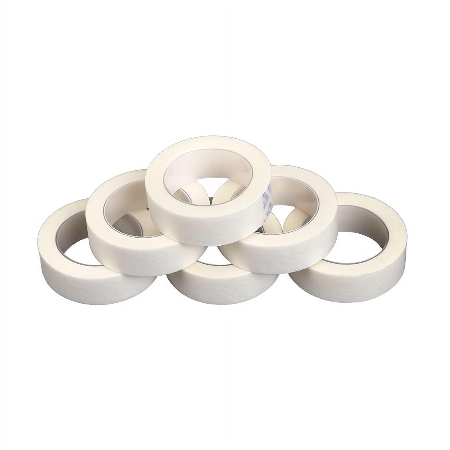 Lash Tape for Clusters, 6 Rolls Breathable Eyelash Extension Tape for DIY Lash Application, Salon-Grade Supplies with Easy Direct Tearing, Skin-Friendly Design