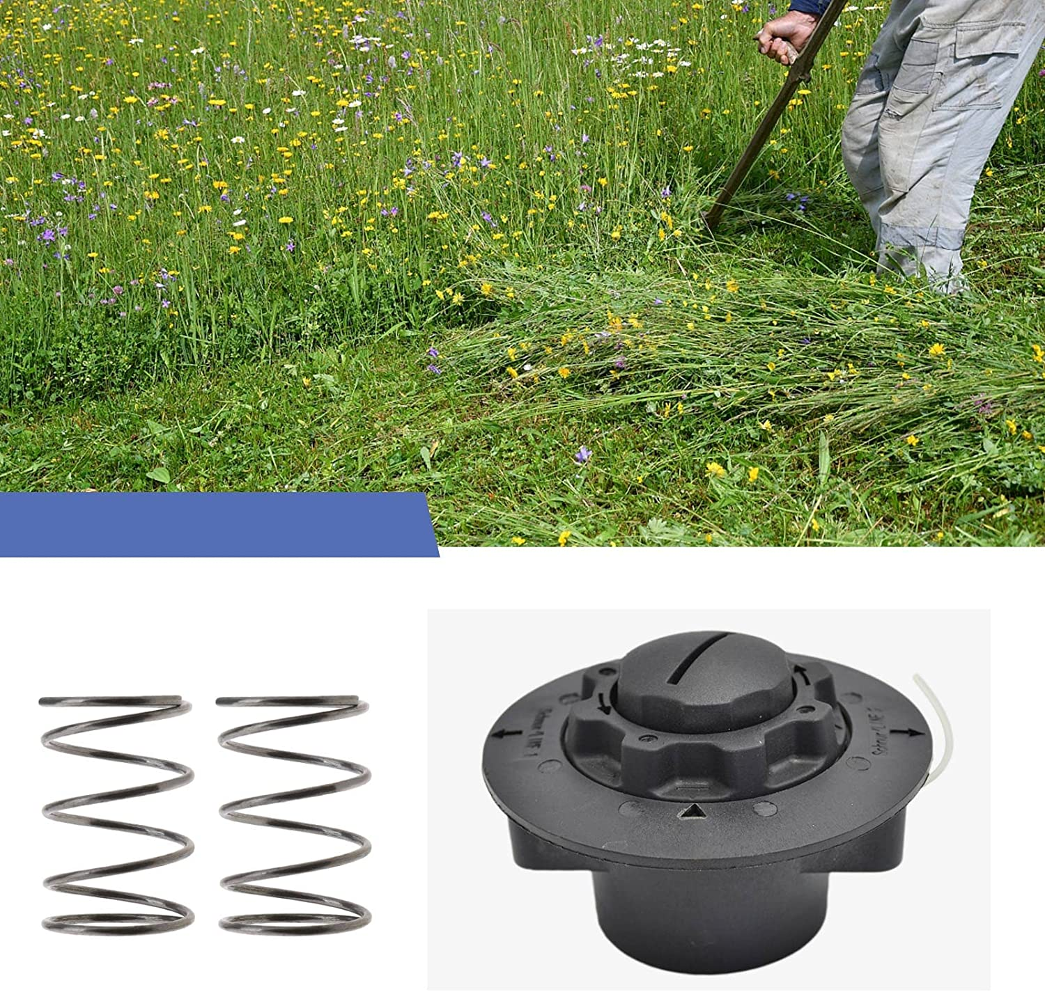 Emsea 6X Spool Spring 40067102106 Compatible with Stihl Compatible with Autocut C5-2 FS38 FS45 FS46