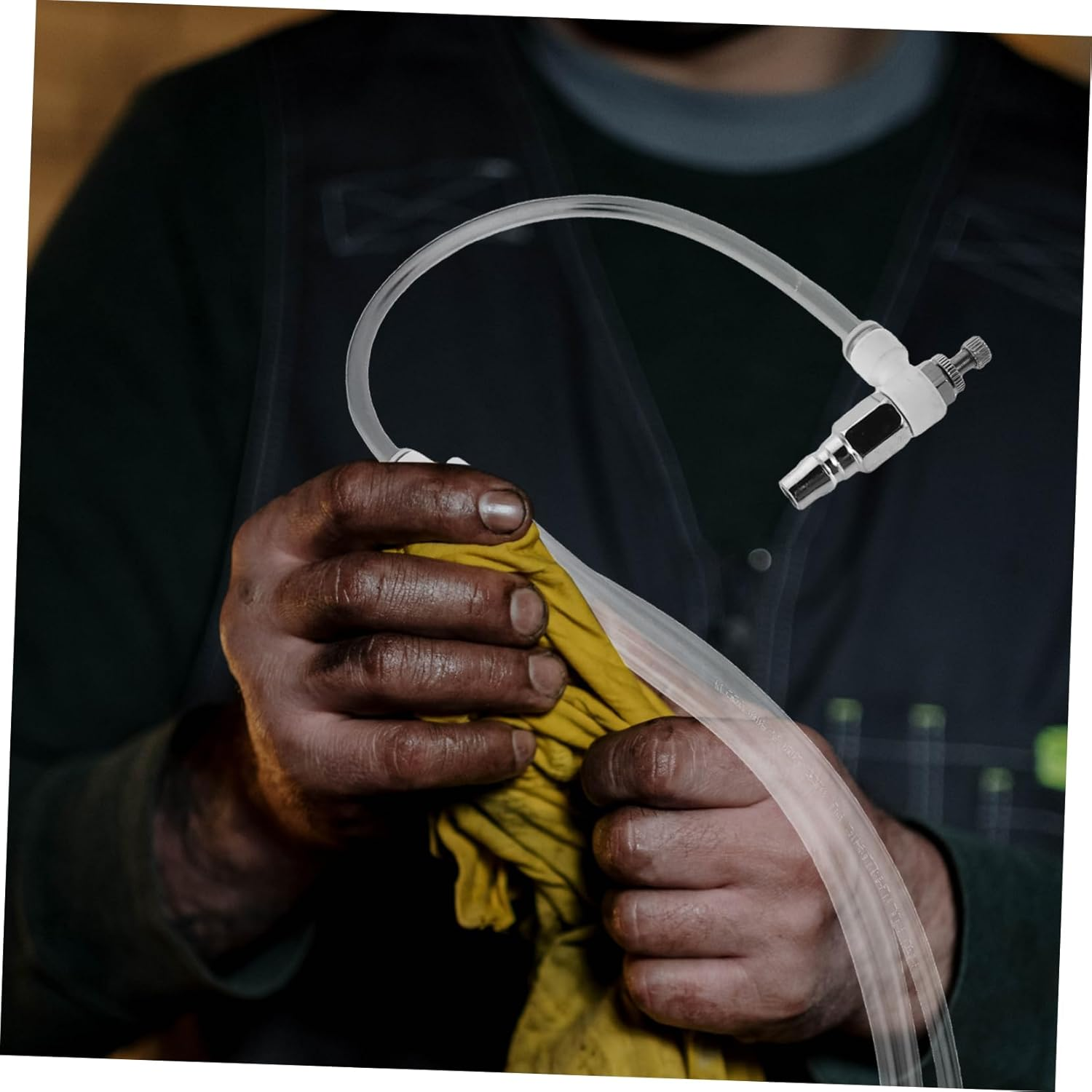 TOPPERFUN Mini Pneumatic Chamfering Tool Car Carbon Removal Cleaner Automotive Maintenance Kit image number 2