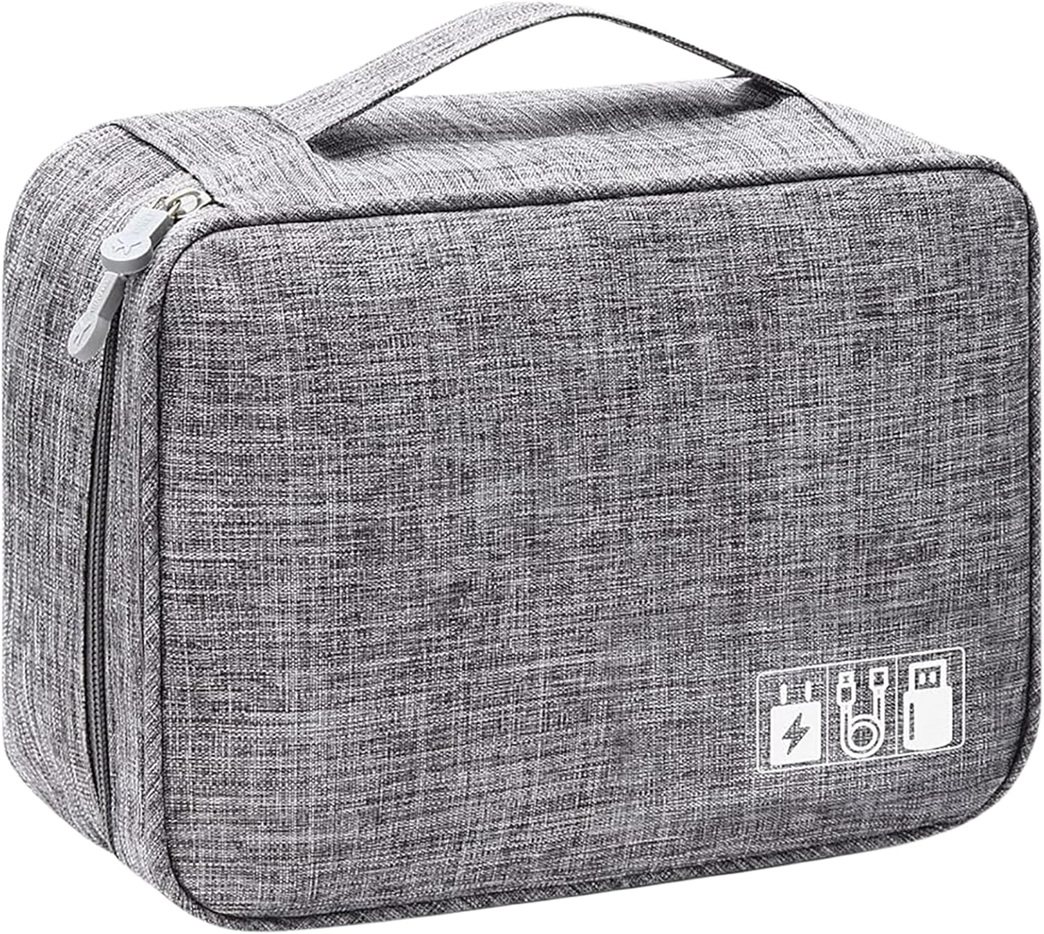 Electronics Organizer Bag, Cord Organizer Travel, Portable Tech Bag, Travel Waterproof Cable Case, Essentials for Cord/Charger/Earphone/Usb/Tablet/Electronic Accessories image number 2