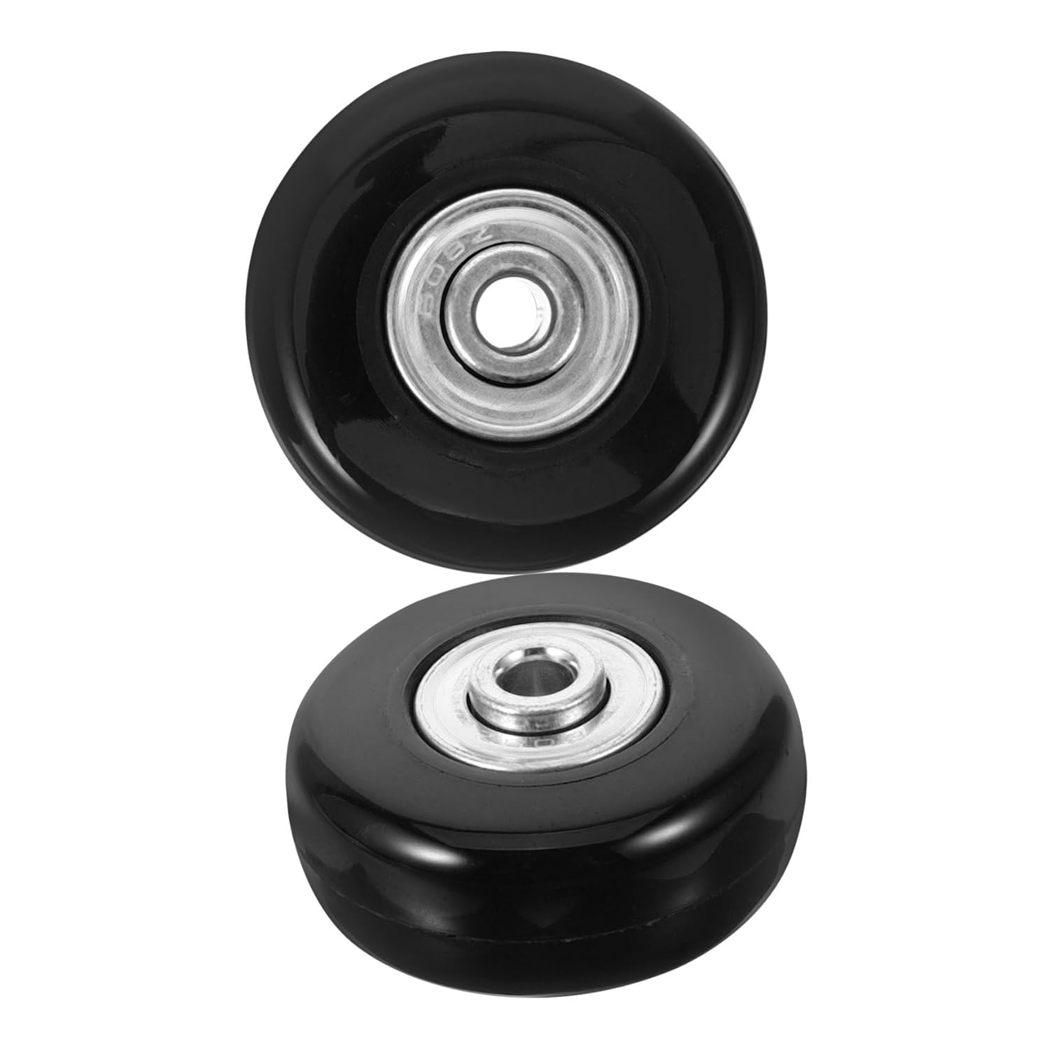 HAPINARY 2Pcs Universal Luggage Replacement Wheels Rubber Suitcase Swivel Casters Repair Kit 45X18Mm for Travel Suitcases Trolley Bags image number 3