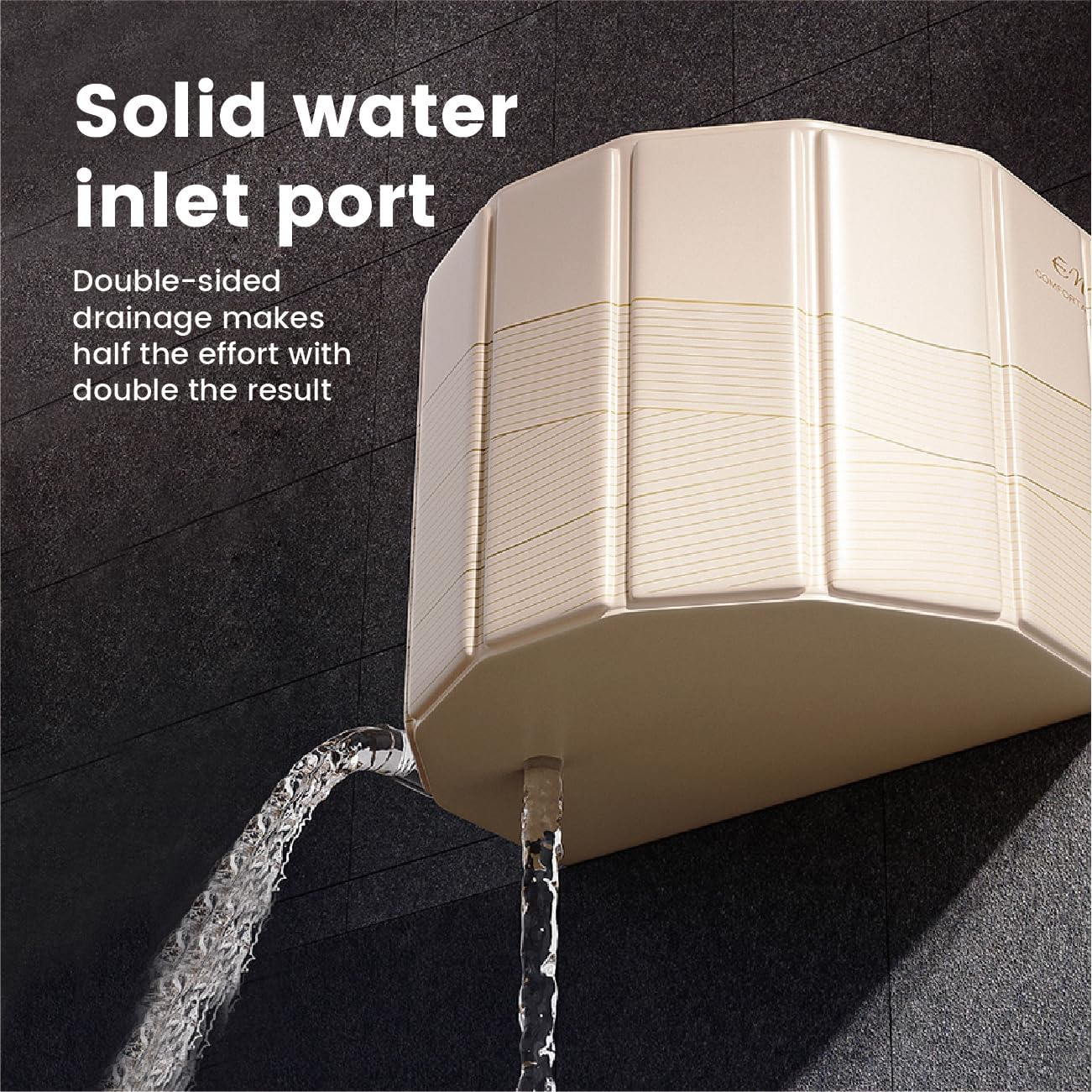 ALSTON Folding Bathtub 1.2M Large Durable PVC Inflatable Bath Tub Maintains Hot and Cold Temperature for Adult Family Gym Bath Collapsible Space Saving Yellow image number 4