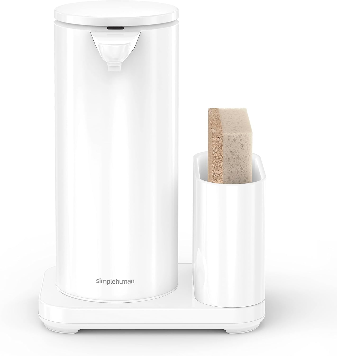 Simplehuman Rechargeable Automatic Soap Dispenser 466 Ml with Sponge Caddy &ndash; Touch-Free Sensor Pump for Dish Soap ST1081 image number 3