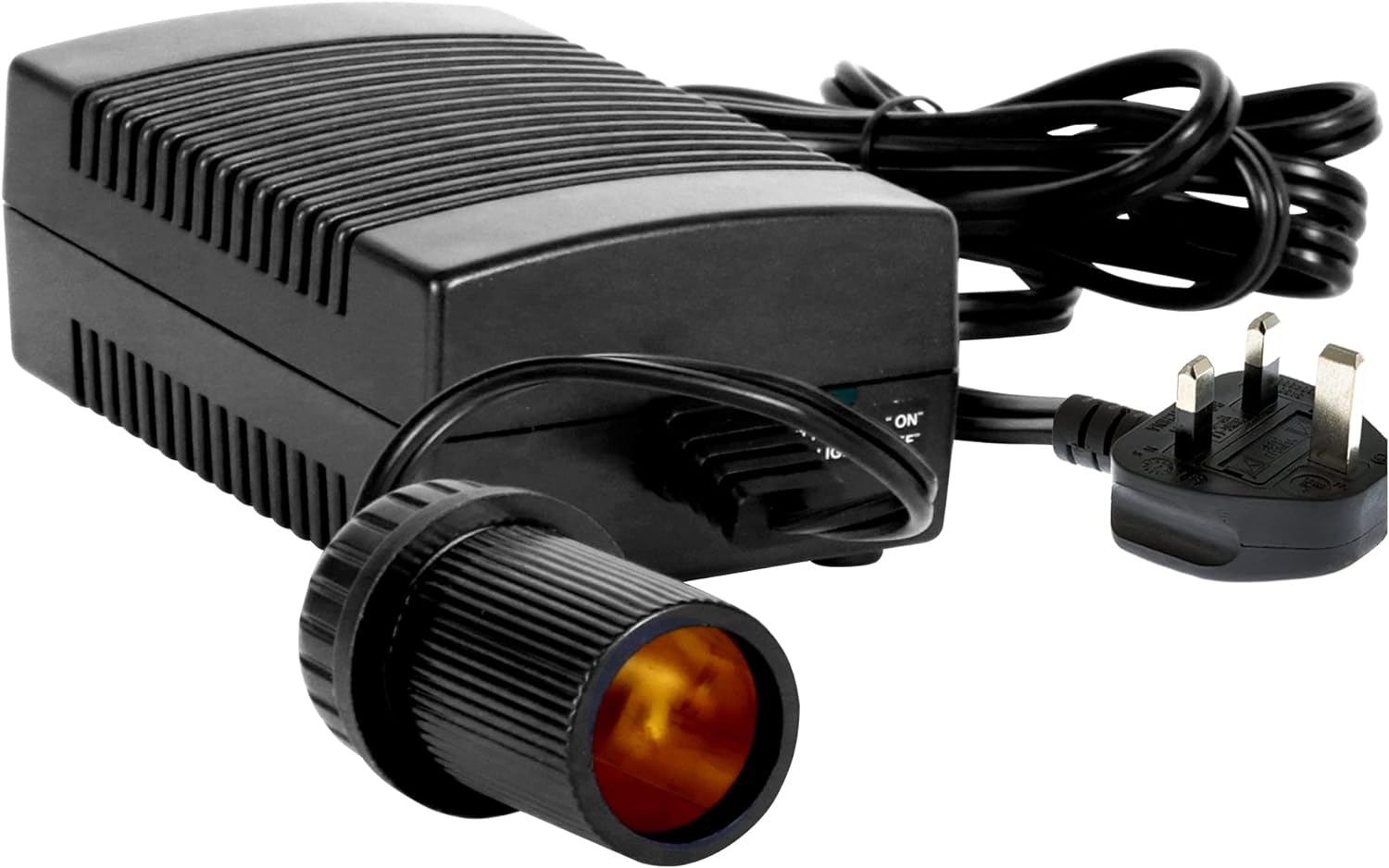 Koolatron Power Adapter - 12V 5A DC Converter for Car Electronic Accessories, Portable Universal Travel Charger, External Supply, Compressor and More with 220 Volt AC to 12 Volt DC, 1.8 M Cord Length image number 2