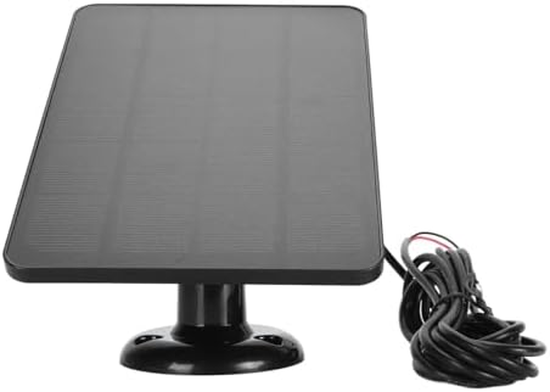 Solar Panel Camera, 10W Video Doorbell Solar Panel, 9.8 Feet Charging Cable, for Nest, for Ring Video Doorbell 2, for Video Doorbell 3 plus (CSP4W-O-B) image number 6