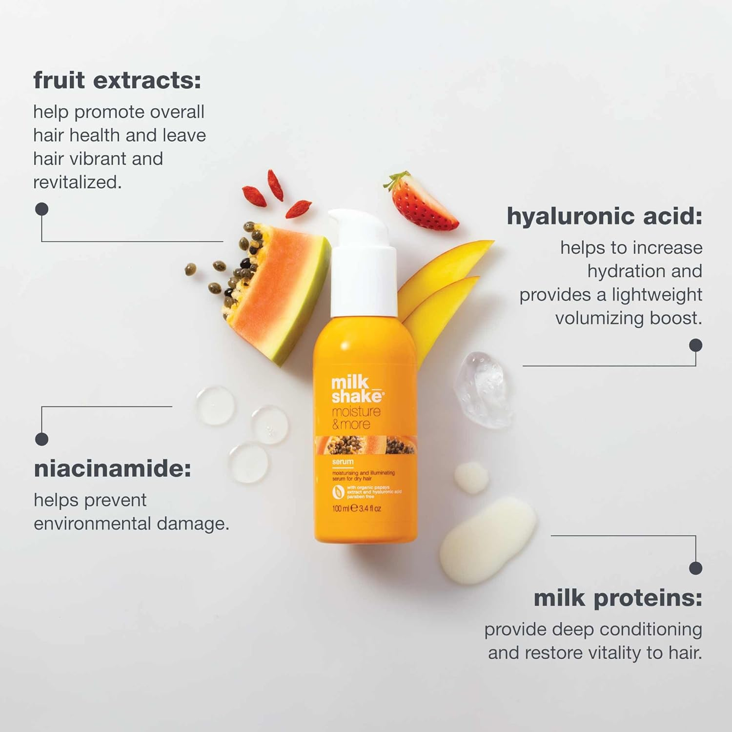 Milk_Shake - Moisture and More Serum 100 Ml/Hair Care /100 image number 1