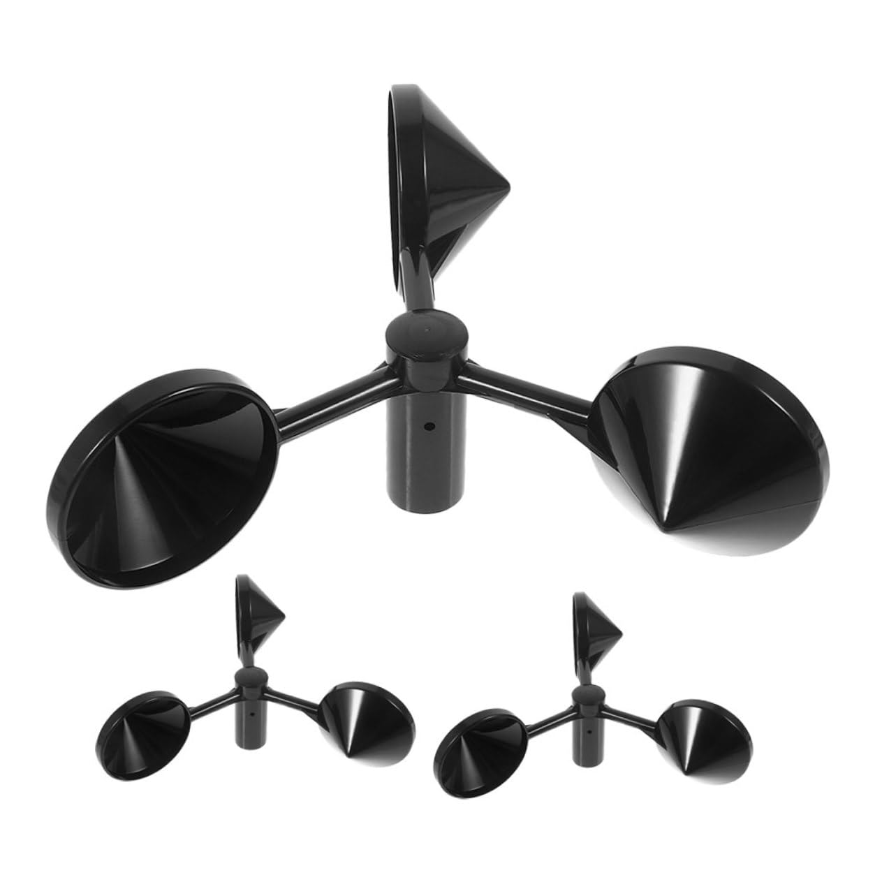 3Pcs Wind Cups Replacement Accessories Portable Anemometer Tool for Accurate Outdoor Wind Speed Measurement and Airflow Monitoring image number 1