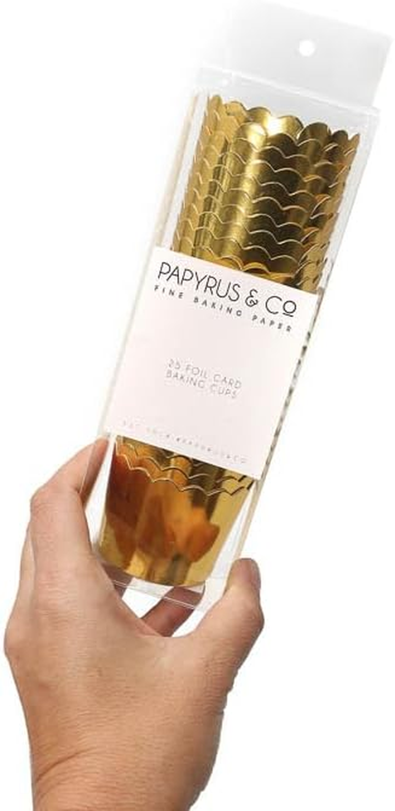 Papyrus Foil Card Baking Cup 25-Pieces, 44 Mm Size, Gold image number 2