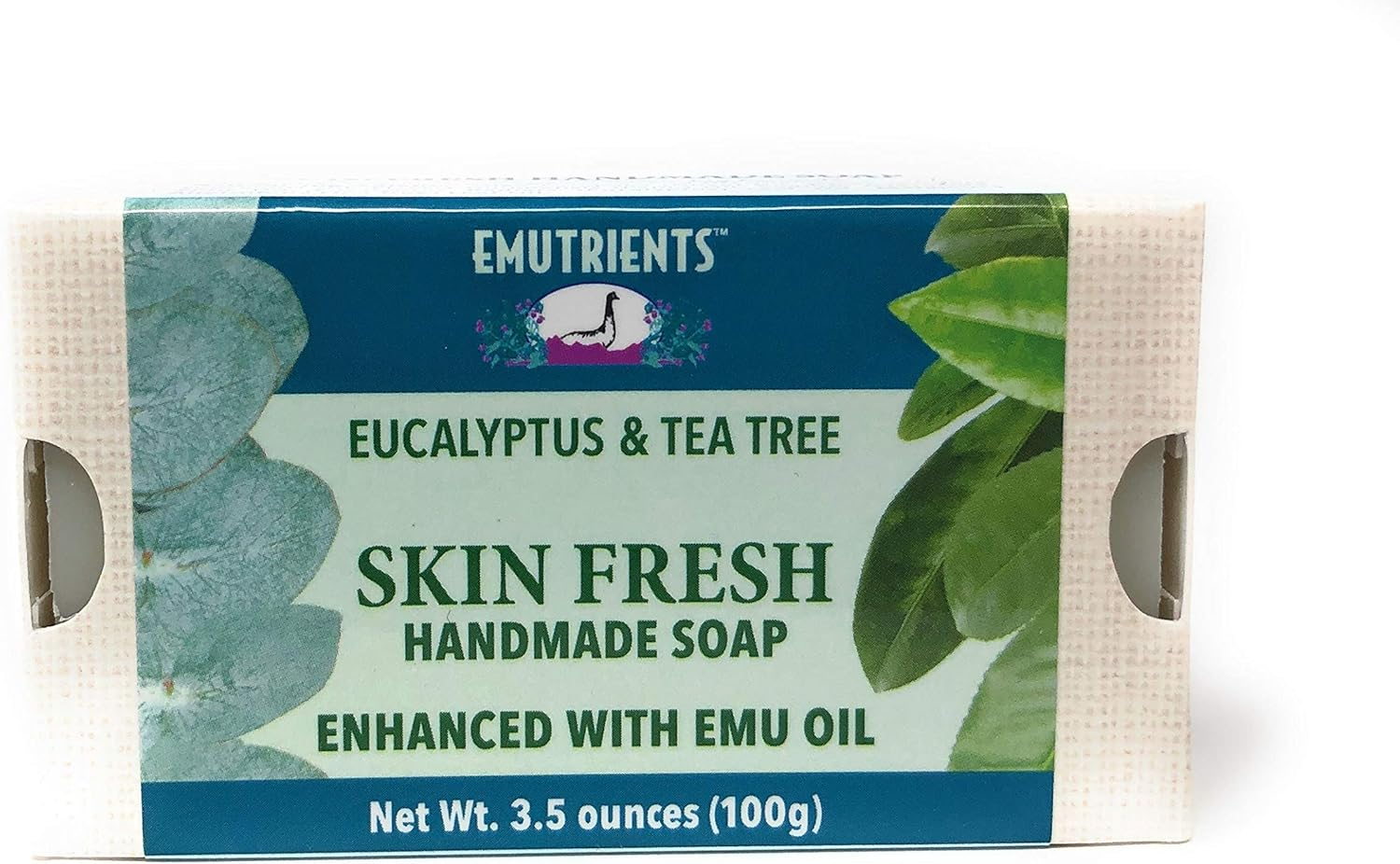 Montana Emu Ranch - Skin Fresh Handmade Soap 3.5 Ounce Bar - Made with Eucalyptus, Tea Tree, and Cajeput Oils image number 1