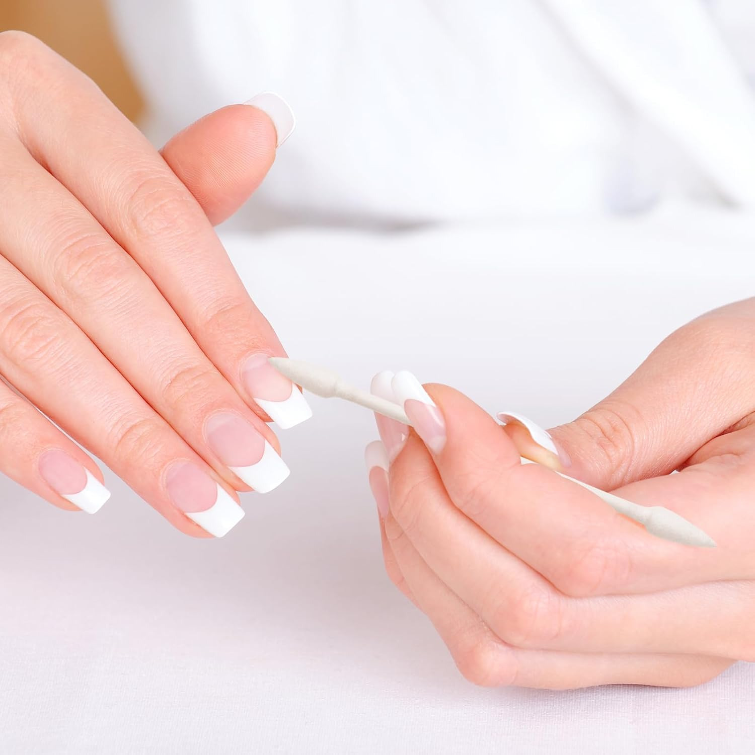 800 Pieces Cotton Swabs, Double Precision Tips with Paper Stick, 4 Packs, 200 Pieces 1 Pack (Double-Pointed Shape) image number 5