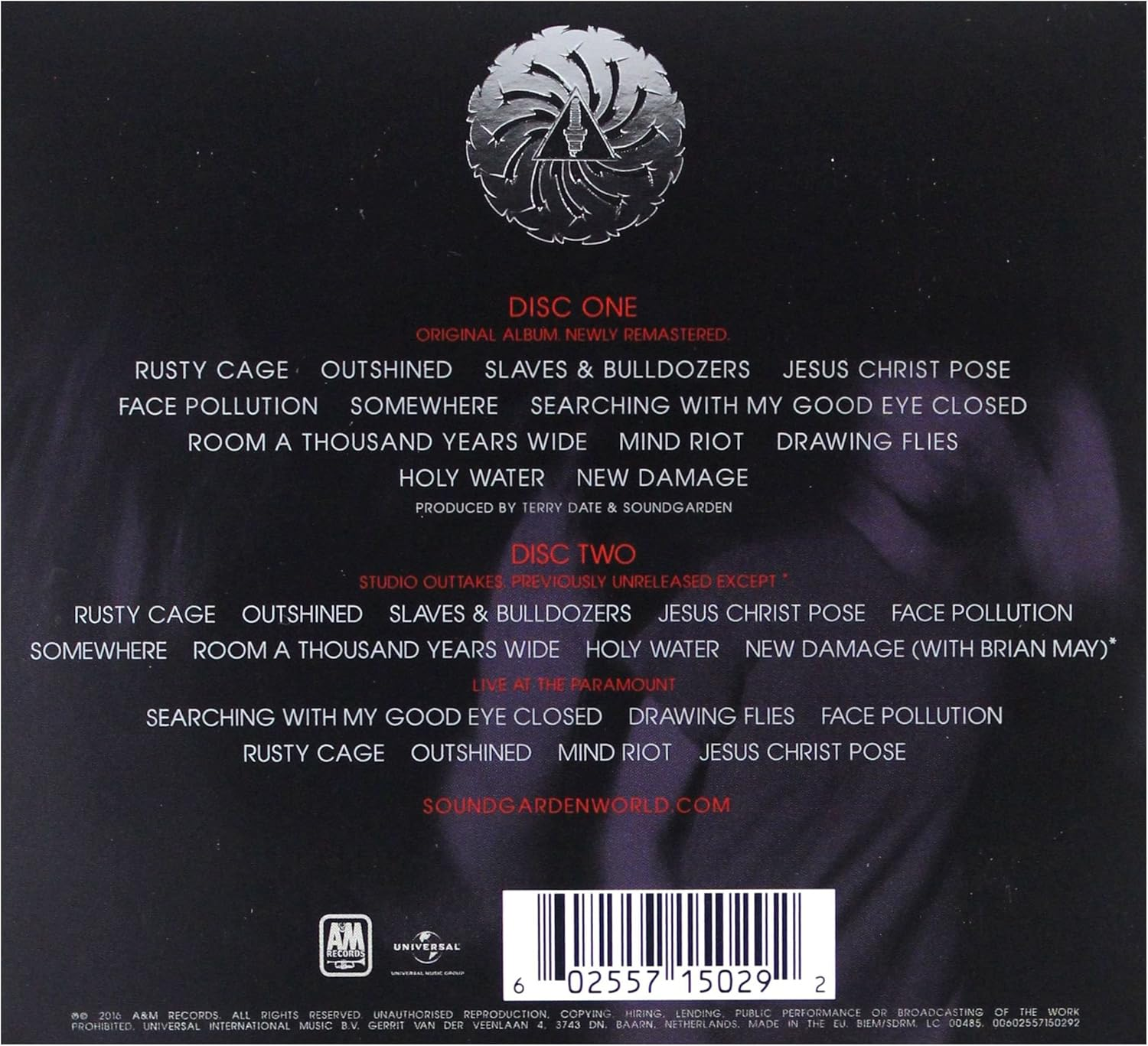 Badmotorfinger [2 Cd][Deluxe Edition] image number 1