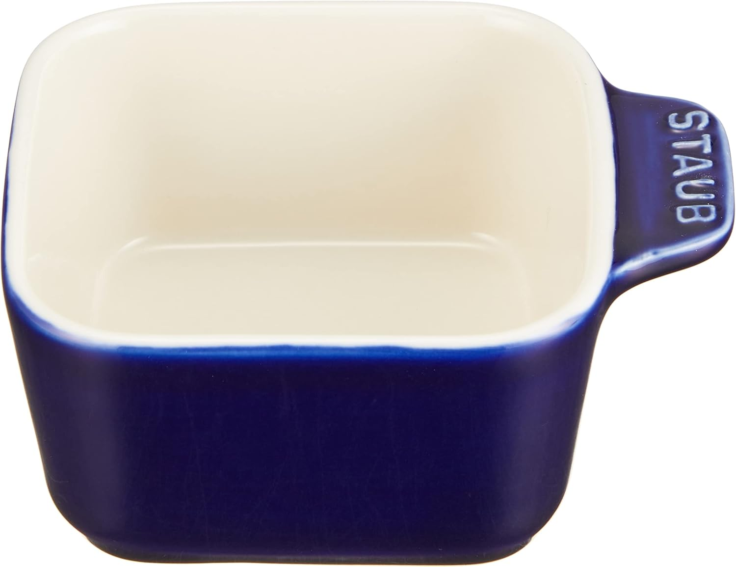 Staub Appetizer Set 40511-121, Blue Ceramic Small Plate, 7.4 X 7.4 Inches (18.7 X 18.7 Cm) - White image number 3