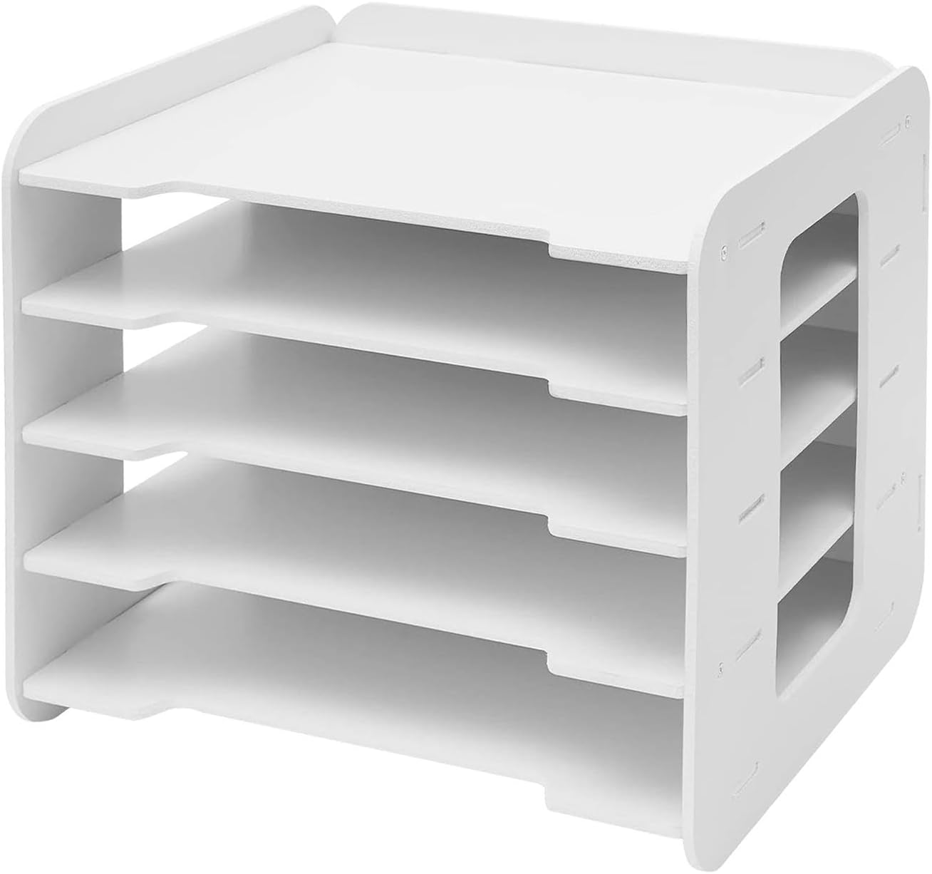 Walopola Desk Letter Tray,Strong Load Bearing Document Tray | Classroom Organization Accessories, Teacher Desktop Document Storage for Home School Studio image number 4