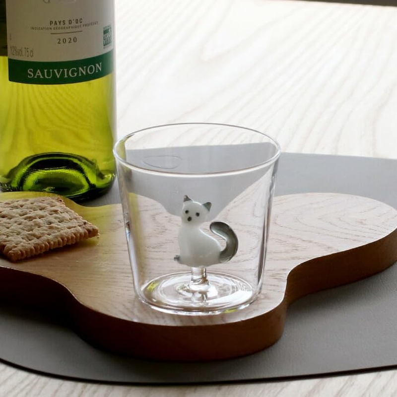 ICHENDORF Tumbler Cat White Cat with Smoke Tail 0935209007-CN image number 2