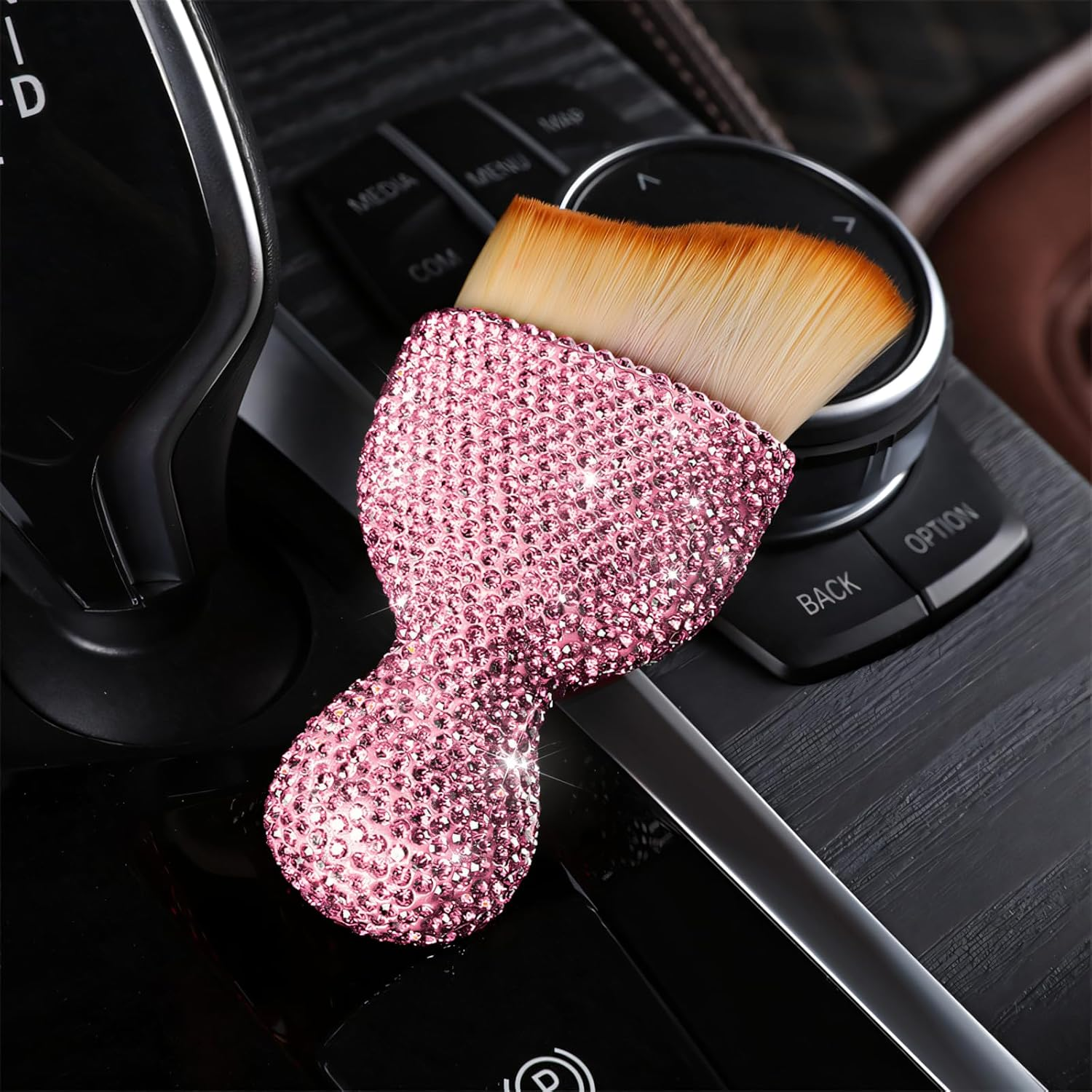 2 Pack Car Detailing Dust Brush &ndash; Soft Bristle Interior Cleaner for Air Vents, Dashboard, Crevices &ndash; Nano Fiber Brush for Auto Interior Dust Removal, Scratch-Free Detailing Tool, Random Colour image number 4