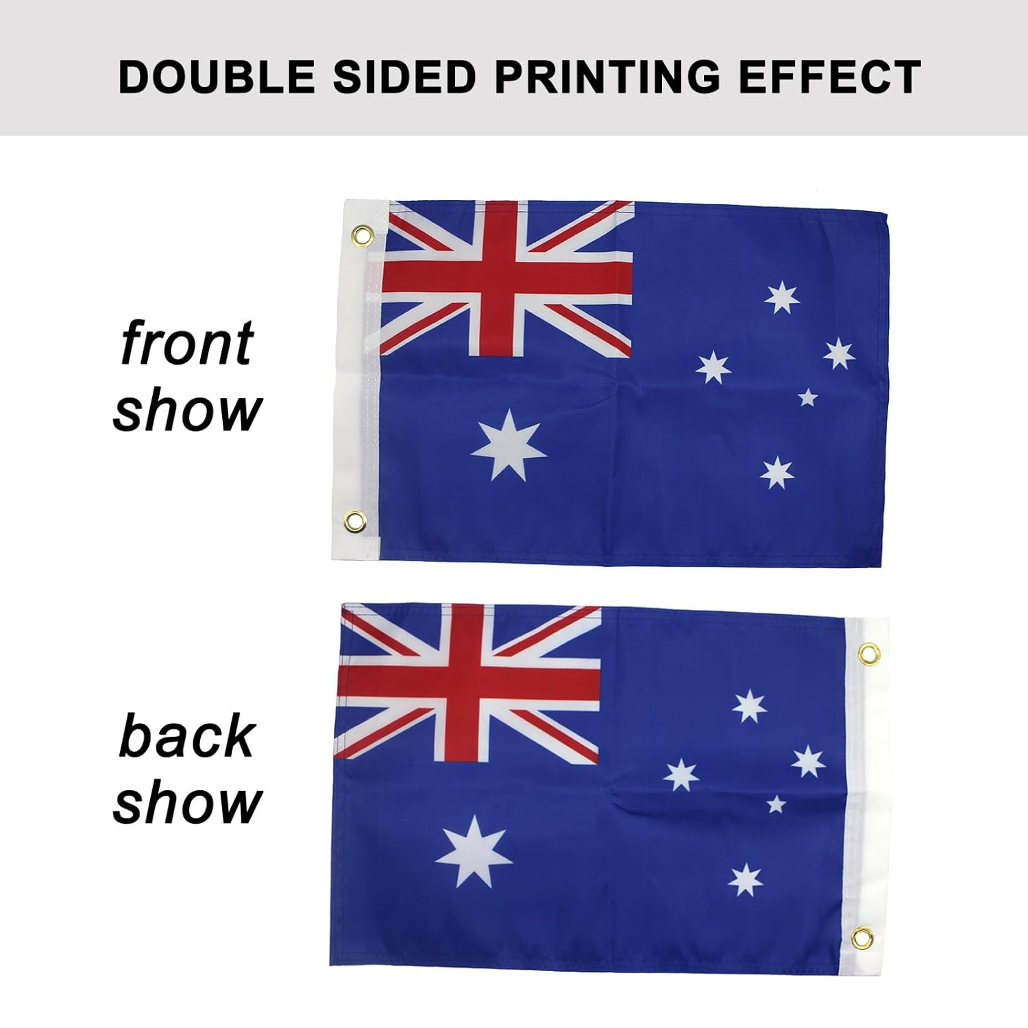 3PCS Boat Flags Boating Sailing National Small Flag Banner for Boat (Australia) image number 1