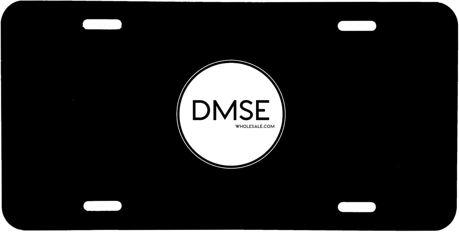 DMSE Wholesale Black Blank Metal Aluminium Automotive License Plate Plates Tag for Custom Design Work - 0.025 Thickness/0.5Mm - Us/Canada Size 12X6 (Black) image number 4