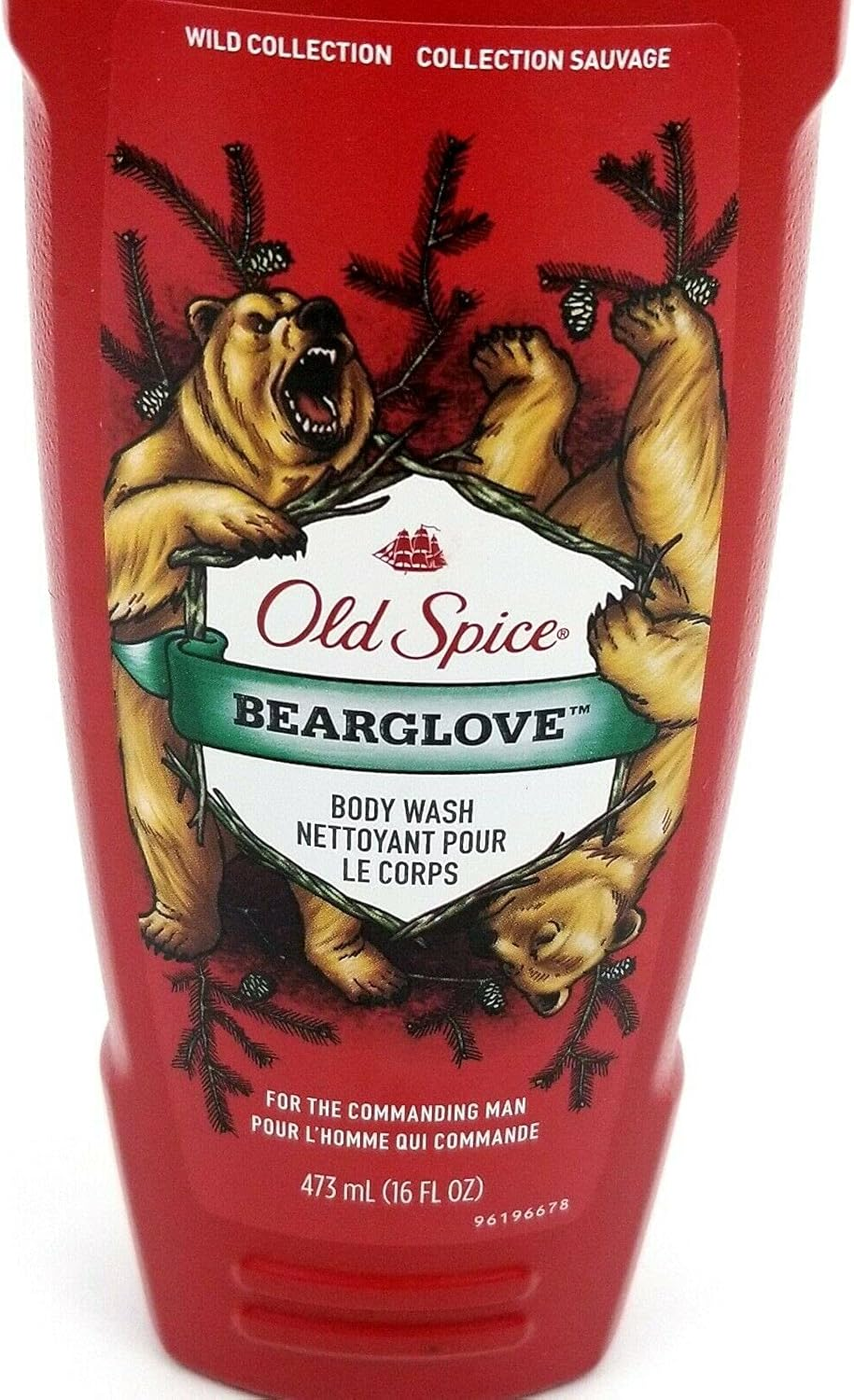 Old Spice Wild Collection Bodywash, Bearglove 16 Oz image number 1