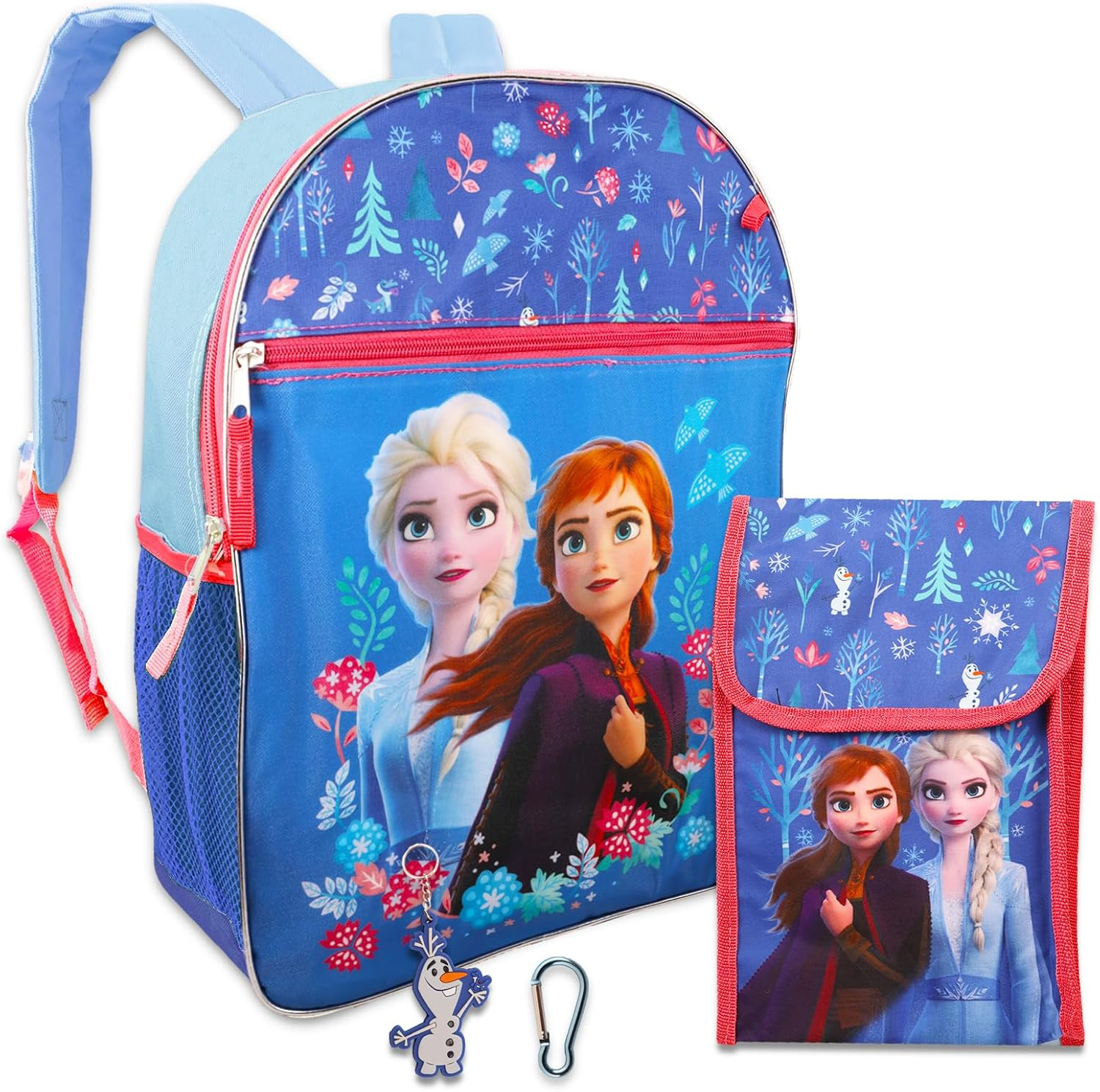 Disney Frozen Backpack with Lunch Box for Girls - Frozen Backpack, Frozen Lunch Bag, Stickers, More | Frozen School Supplies Bundle, Frozen Backpack with Lunch Box, Frozen Backpack and Lunch Box,