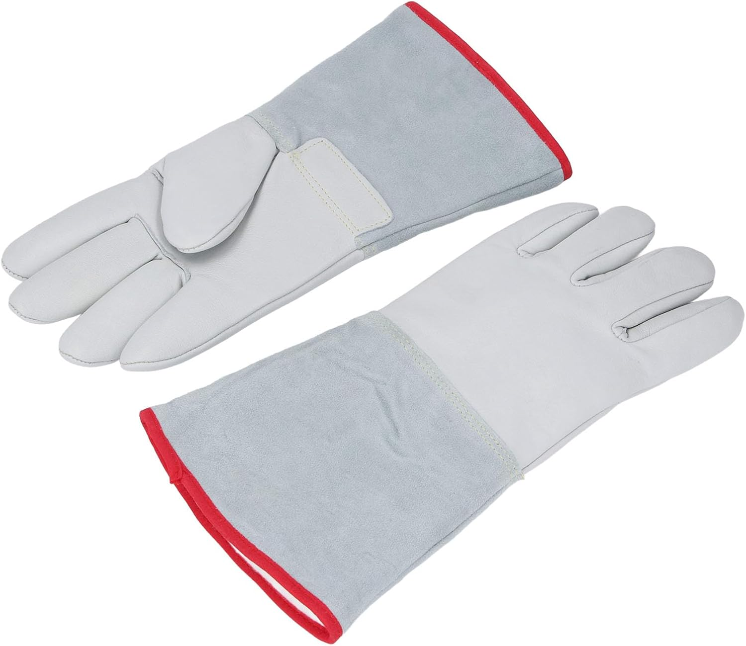 1 Pair Cryogenic Gloves, Thickened Liquid Nitrogen Protective Gloves, Low Temperature Gloves for Dry Ice, Cold Storage, Laboratory image number 2