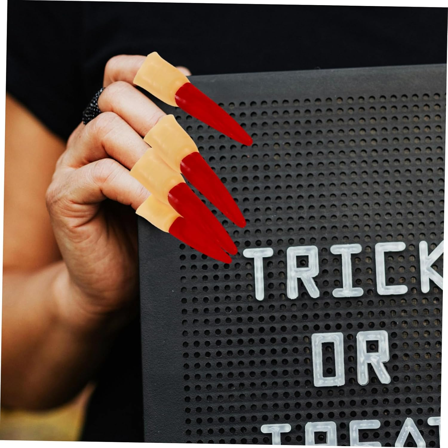 VICASKY 10Pcs Multi-Function Halloween Props Realistic Fake Fingers for Scary Party Accessory image number 5