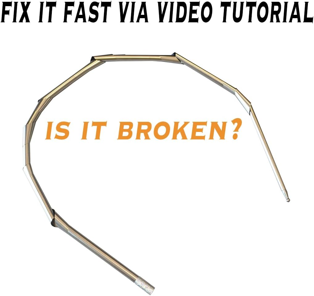 OUERMAMA Silver Metal Appearing Cane with Video Tutorial - Magician Stage Magic Trick - Multicolored image number 5