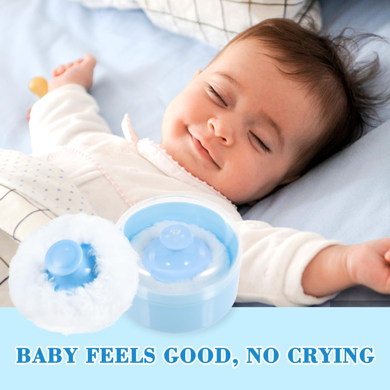 ULTECHNOVO Powder Puff for Baby and Women - 1 Set (Powder Puff + Box） image number 5