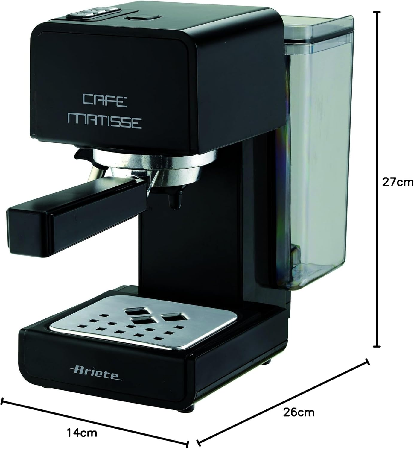 Ariete 1363/10 Espresso Maker Black image number 1