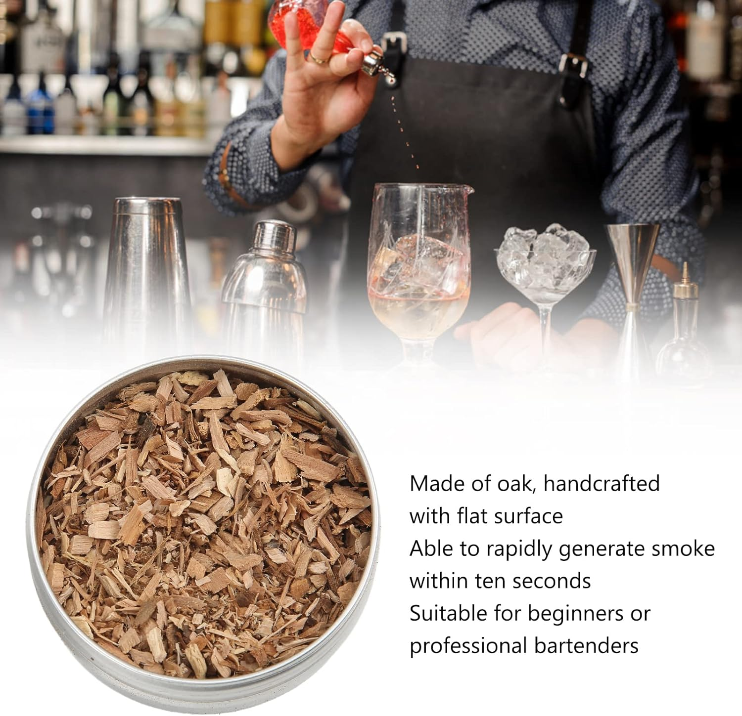 Wood Chips for Smoking Variety Pack - Wood Chips for Grill - 8 Flavors - Great for Smoking Beef, Pork, Chicken, Fish - Ideal for Cocktails and Whisky image number 5