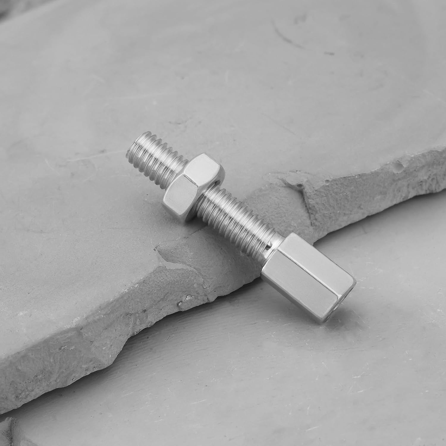 Be in Your Mind 10Pcs Throttle Cable Adjustment Screw M6X37.5 Mm Clutch Cable Repair Set Motorbike Drive Cables Brake Cable A3 Steel Screw with Nuts Compatible with Hercules Kreider Motorbike